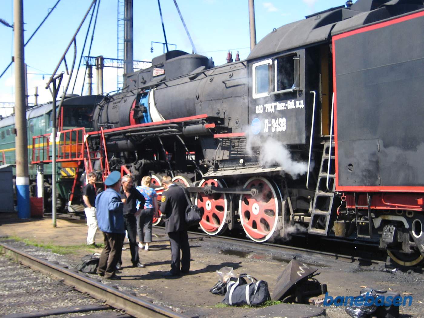 Lokomotivet set udefra