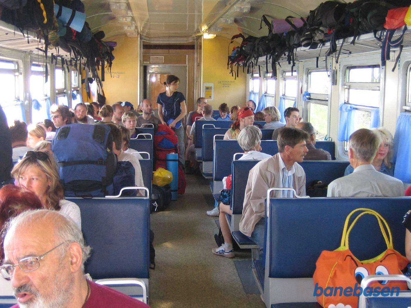 Mange rejsende i personvognene