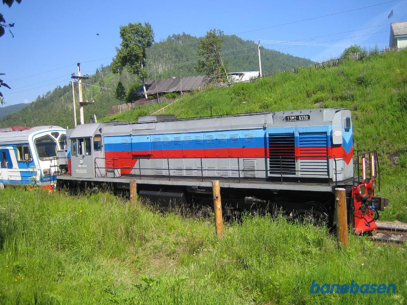 Lokomotivet ved trinbrættet