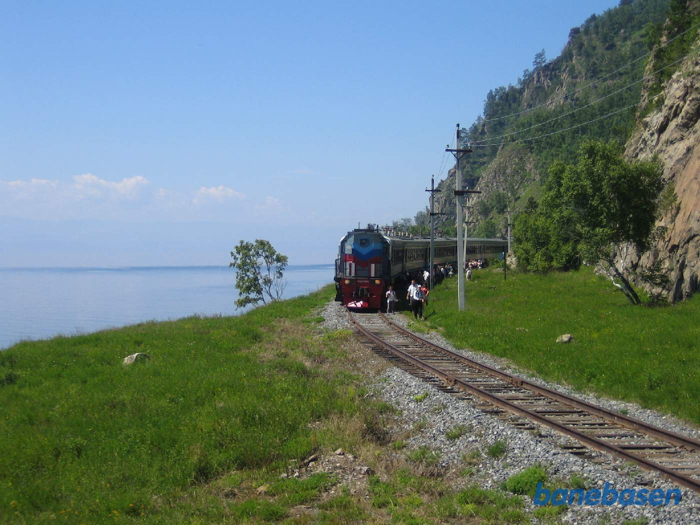 Fotostop et sted på strækningen lige inden trinbrættet OP 129 km
