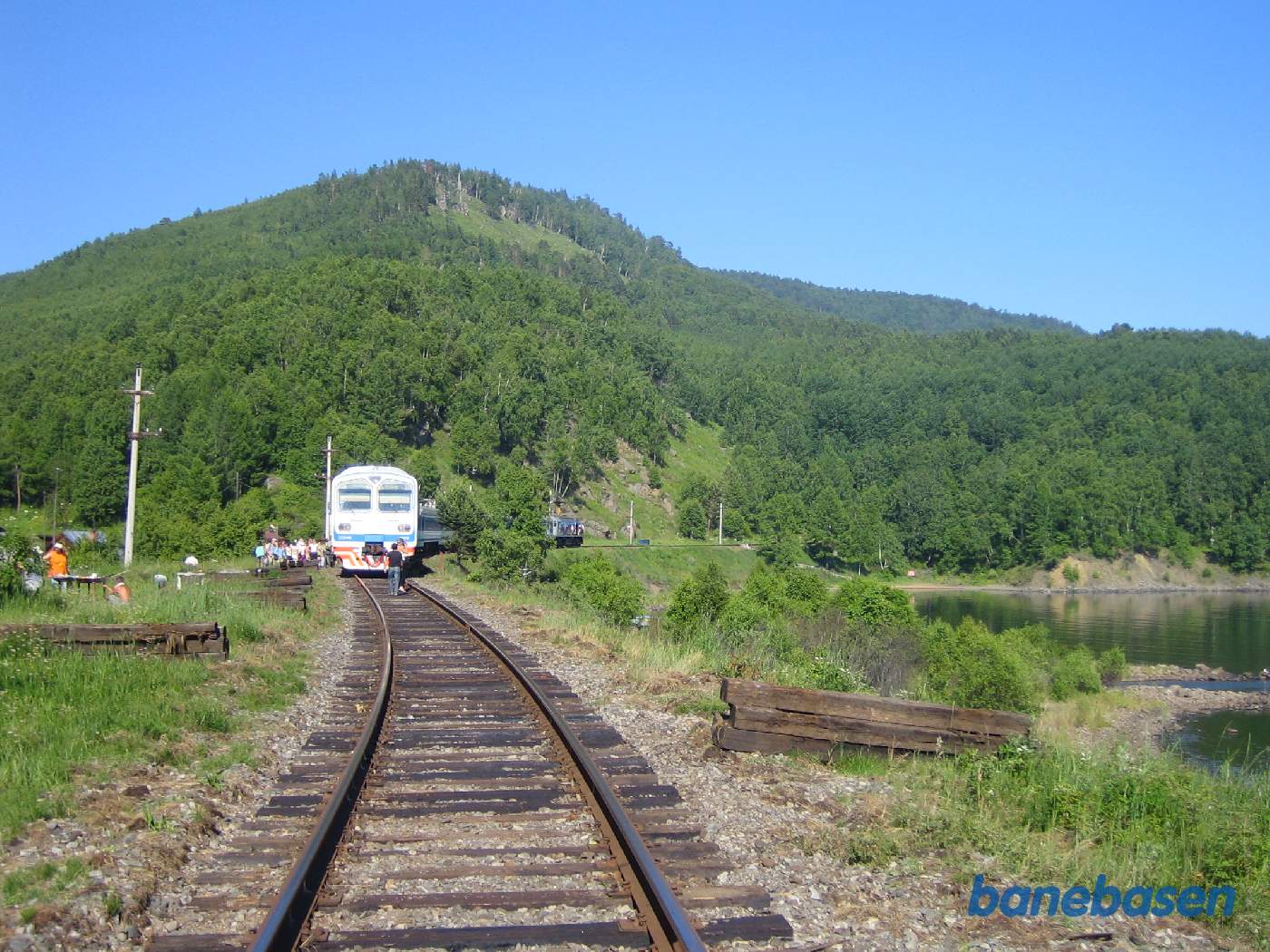 Persontoget set bagfra