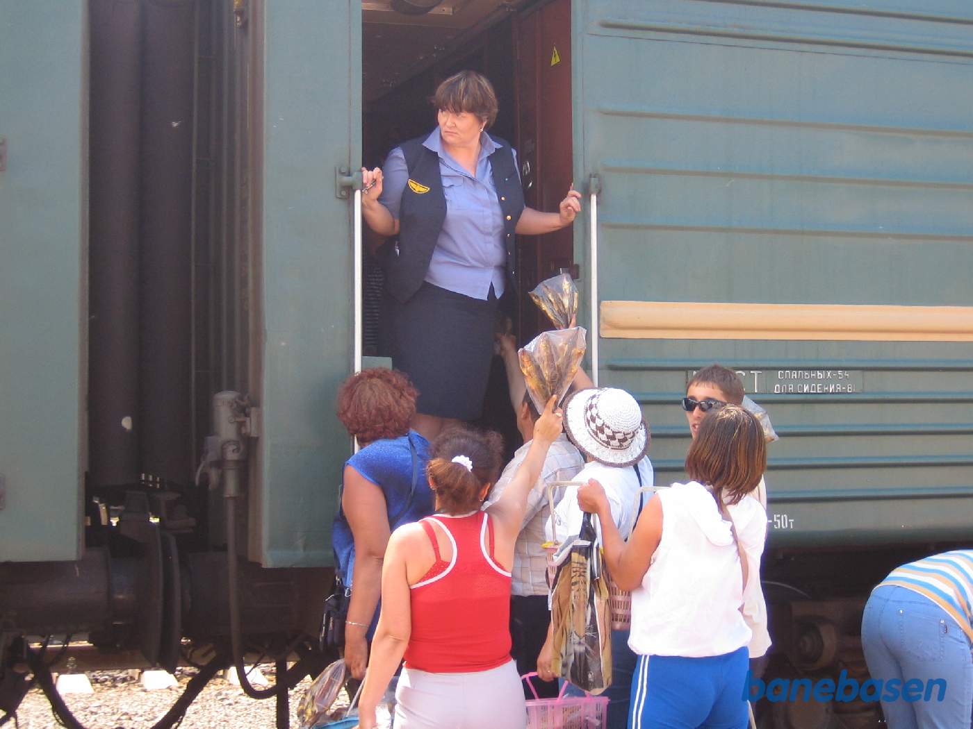 Så er det lige før toget kører videre mod Moskva