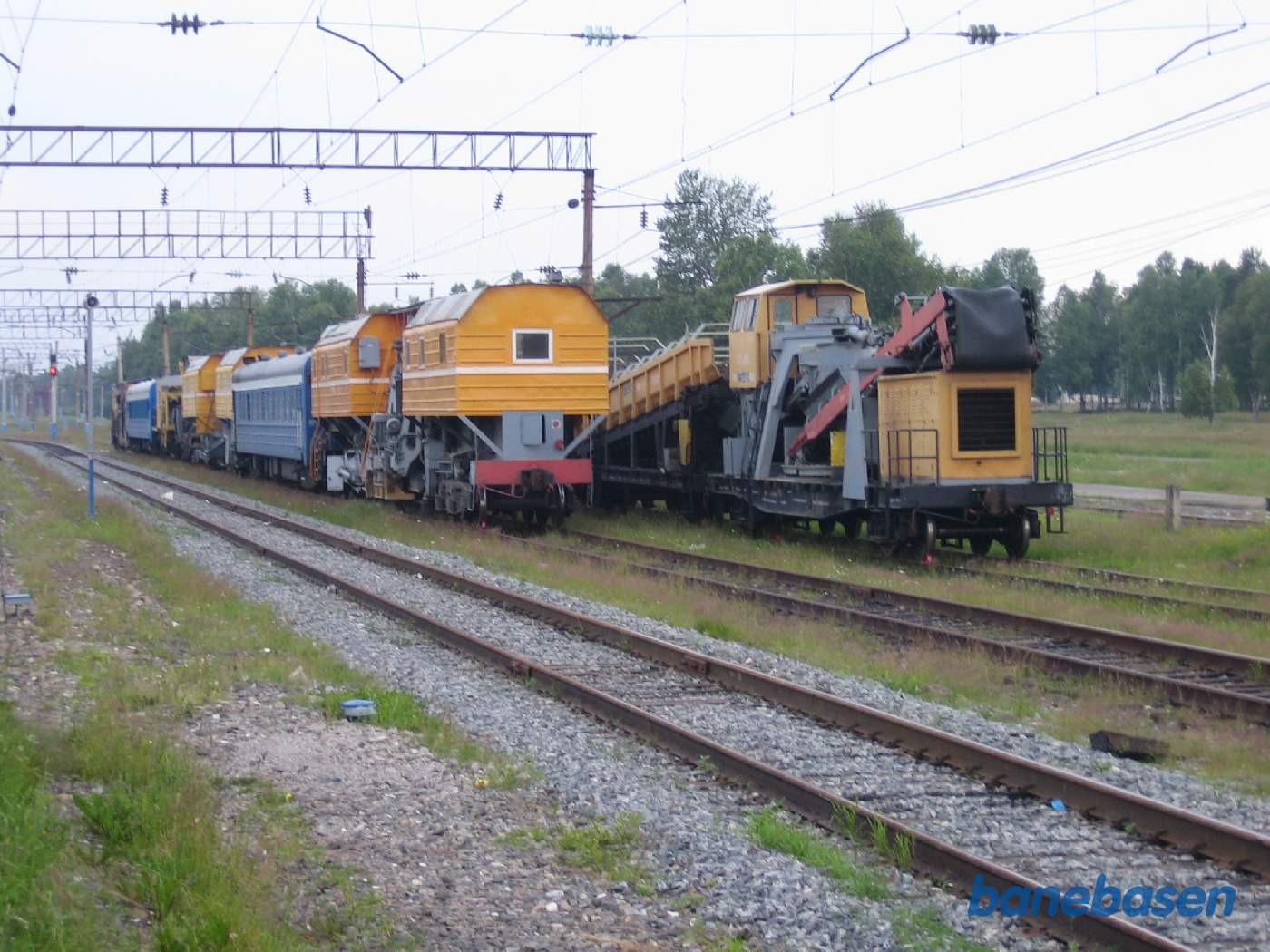 Sporarbejdskøretøjer i sidesporet