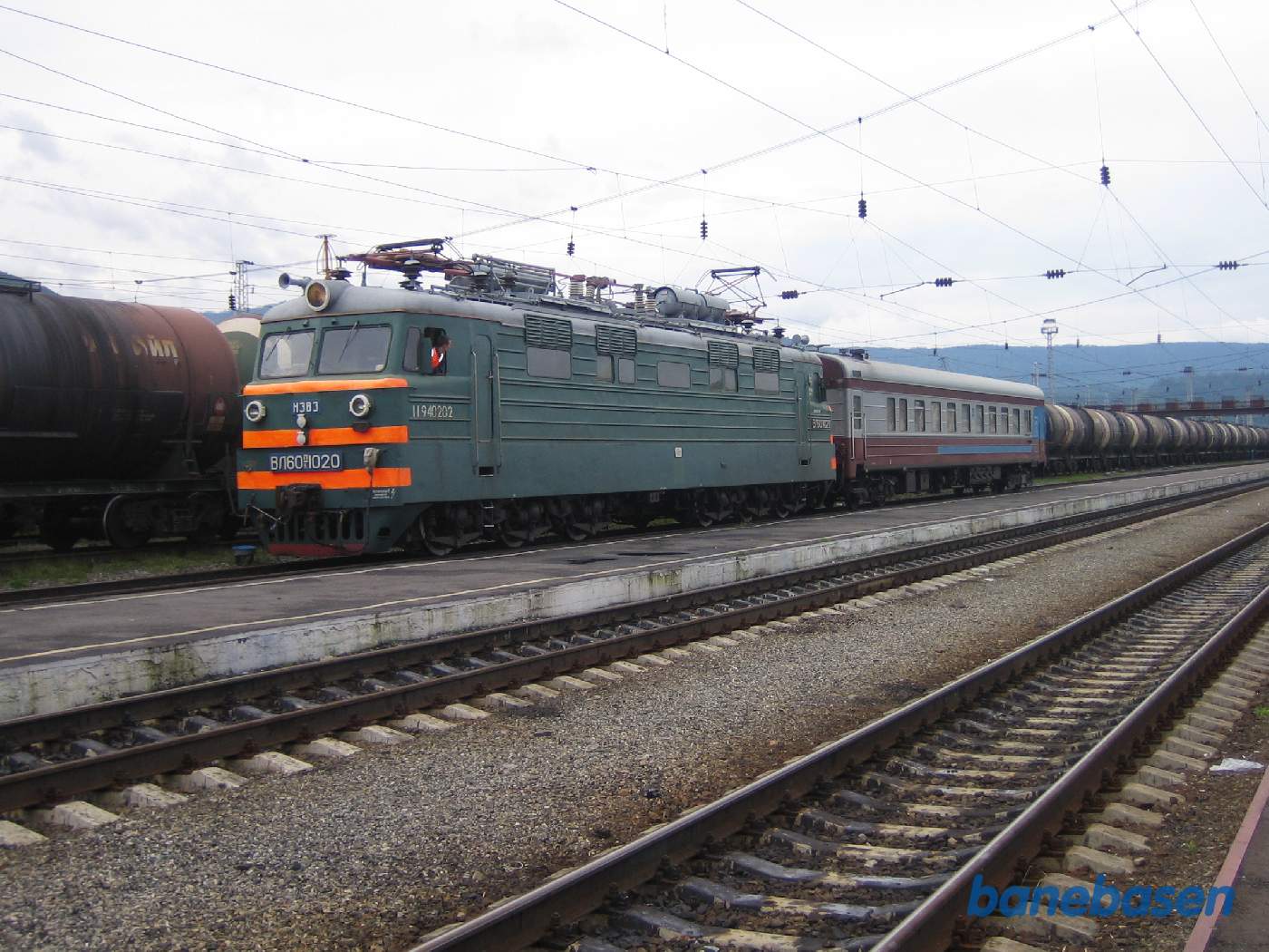 Måletoget holder klar til at køre videre