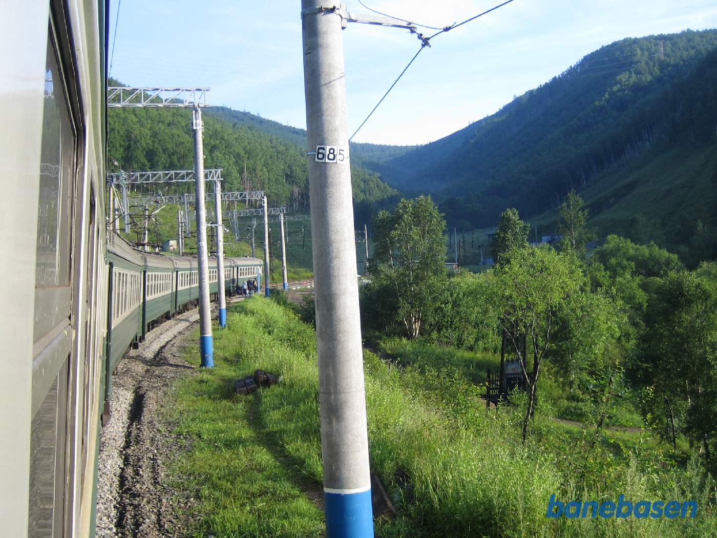 Et simpelt trinbræt på strækningen