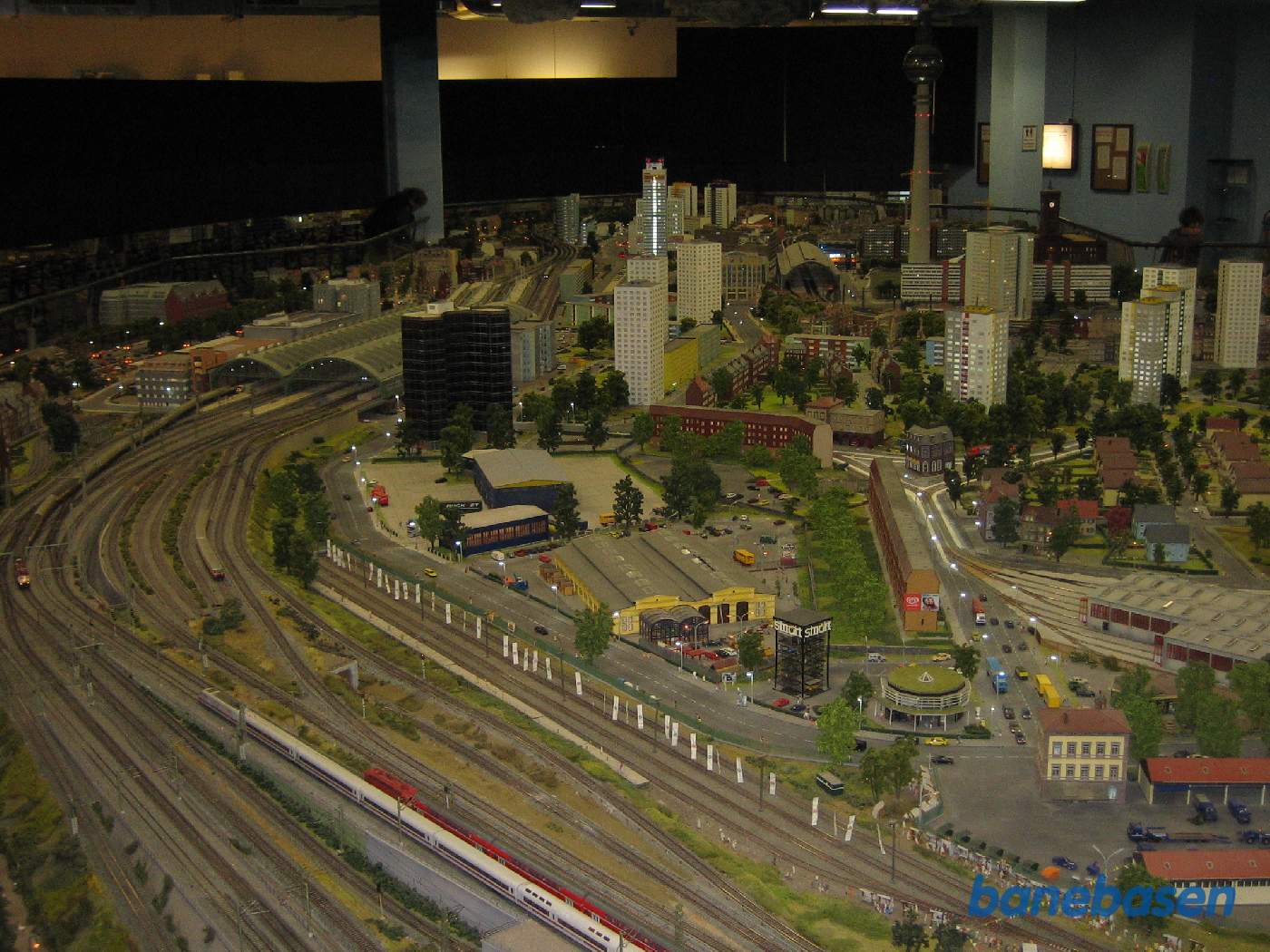 Et stort modelbaneanlæg i hjertet af Berlin