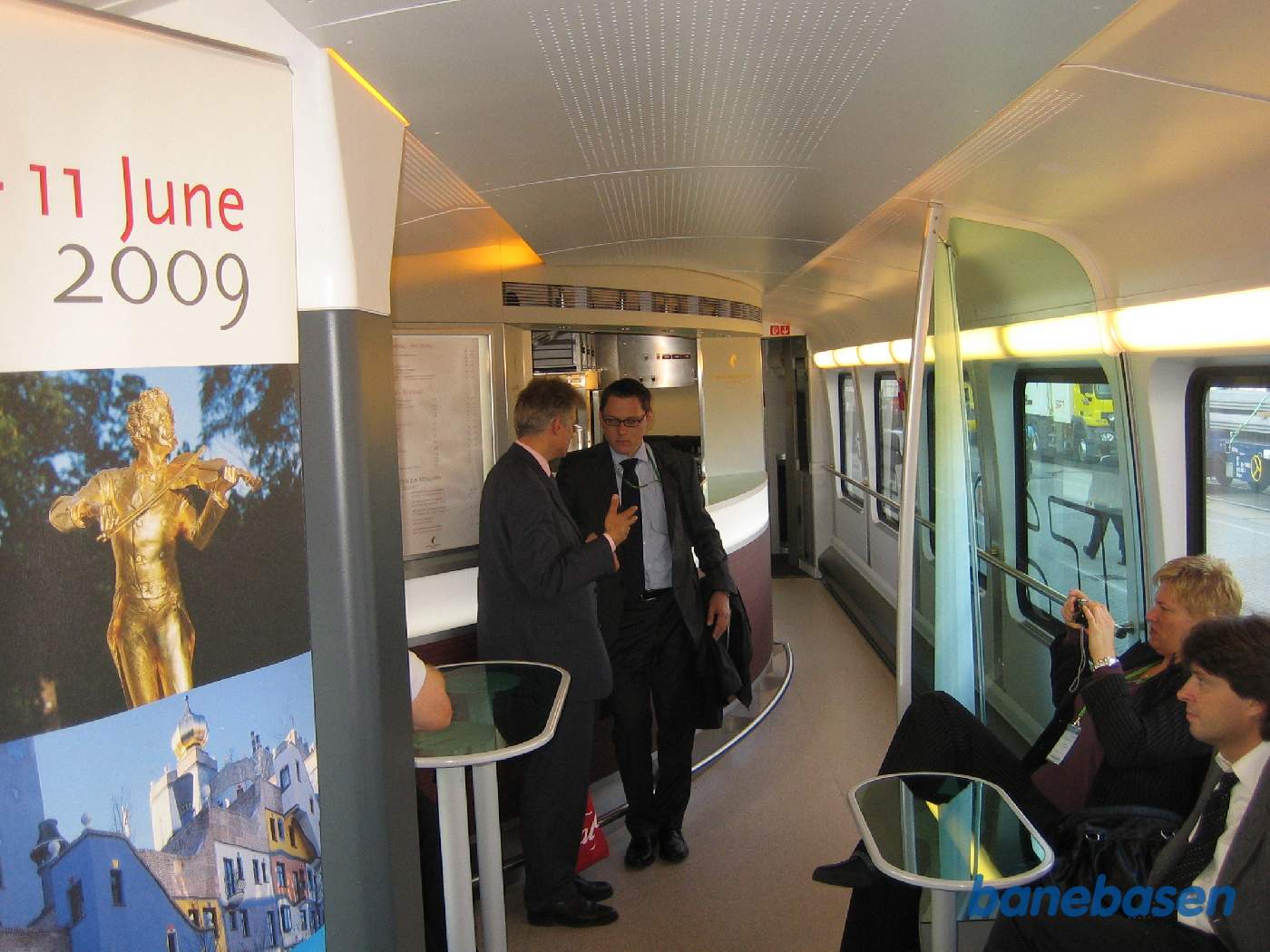 Buffet vognen med salg af mad og drikke