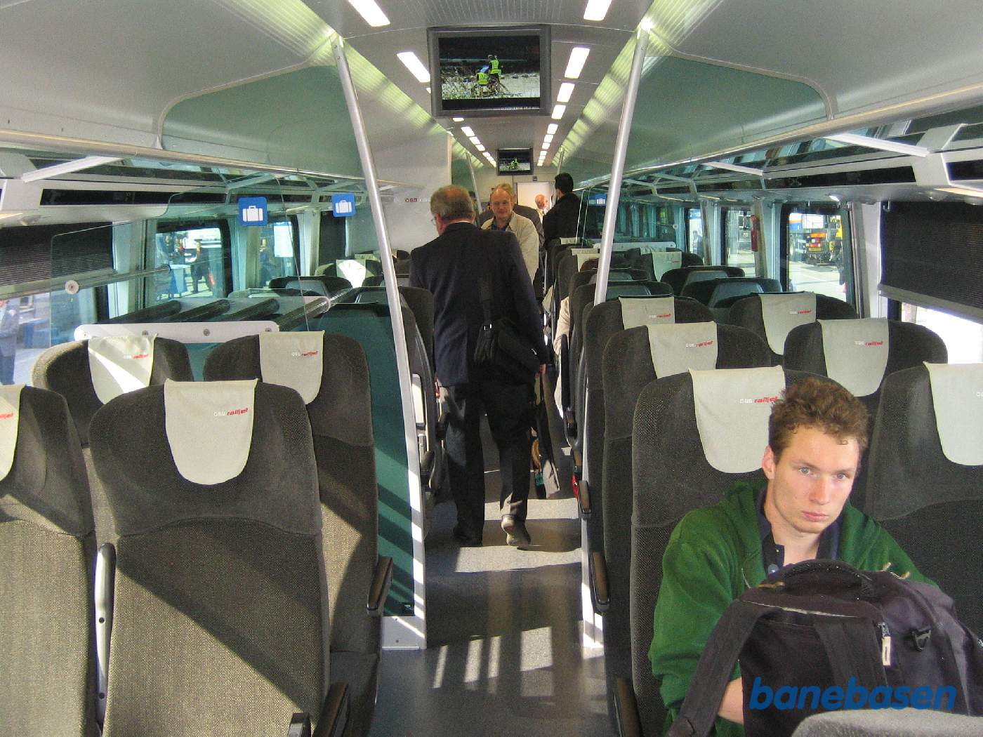 Sæderne i ÖBB railjet afprøves