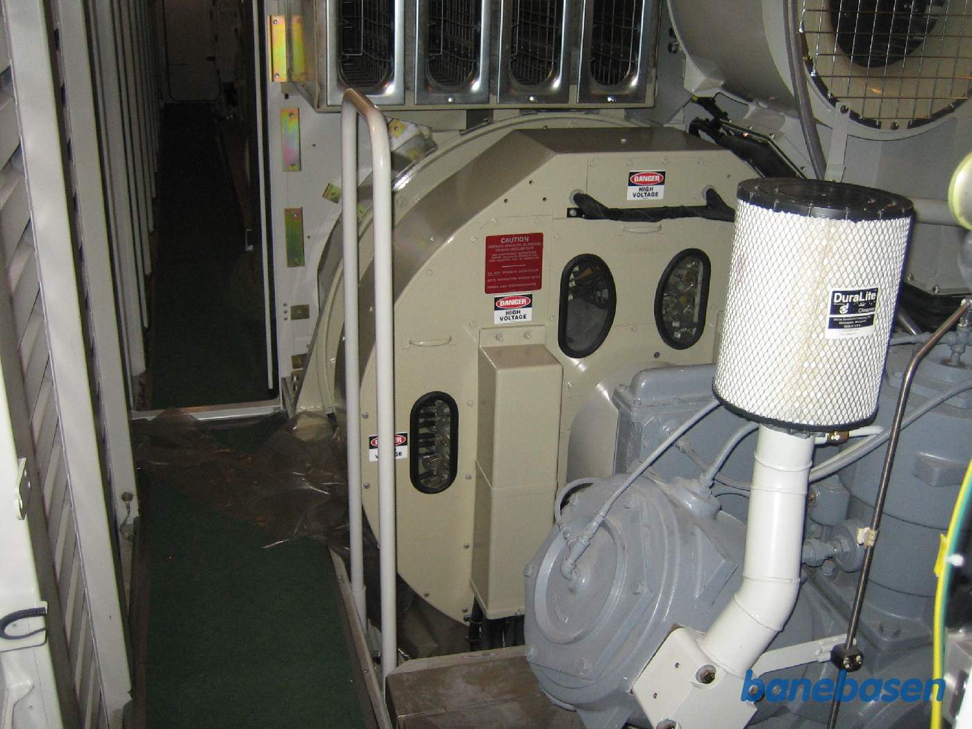 Generatoren der drives af dieselmotoren