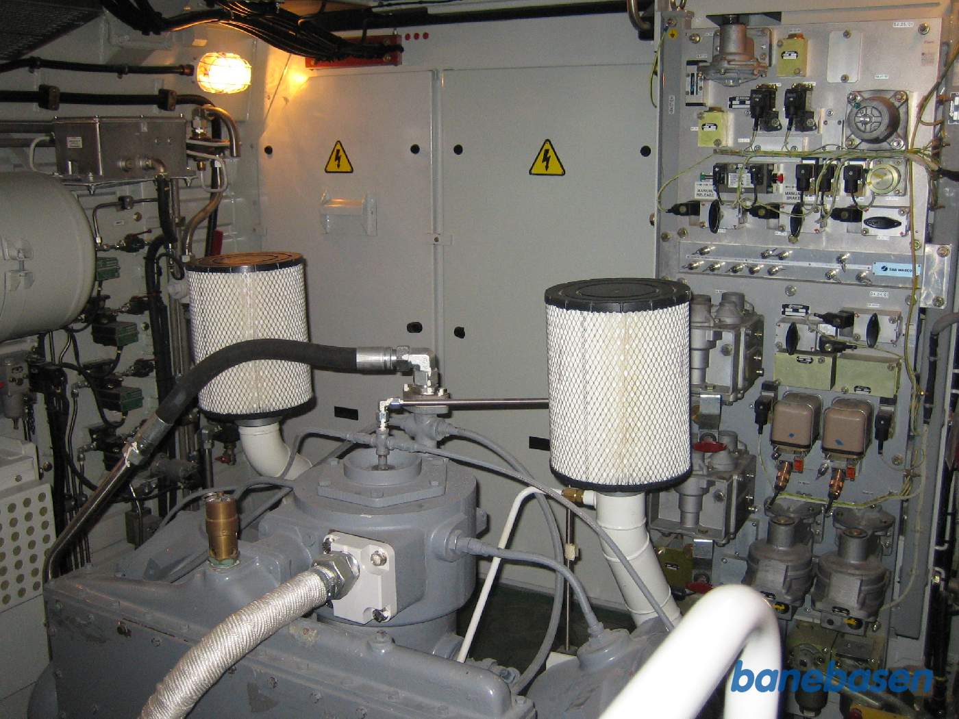 Tryklufttavlen i et helt nyt lokomotiv