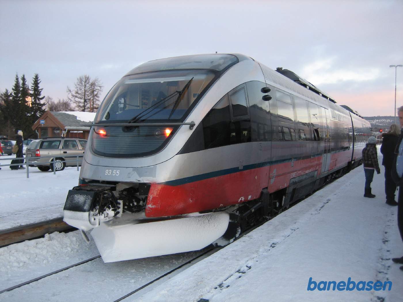 I Røros skulle vi i -20 gr.C skifte tog, hvilket gav mulighed for et par billeder i snevejr