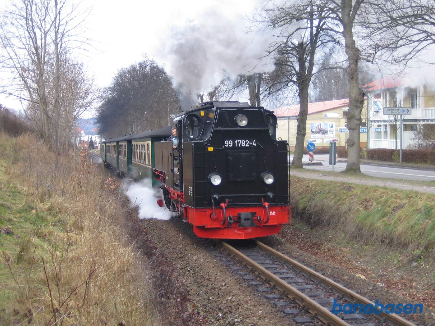 Efter krydsningen fortsætter vores damptog mod Göhren