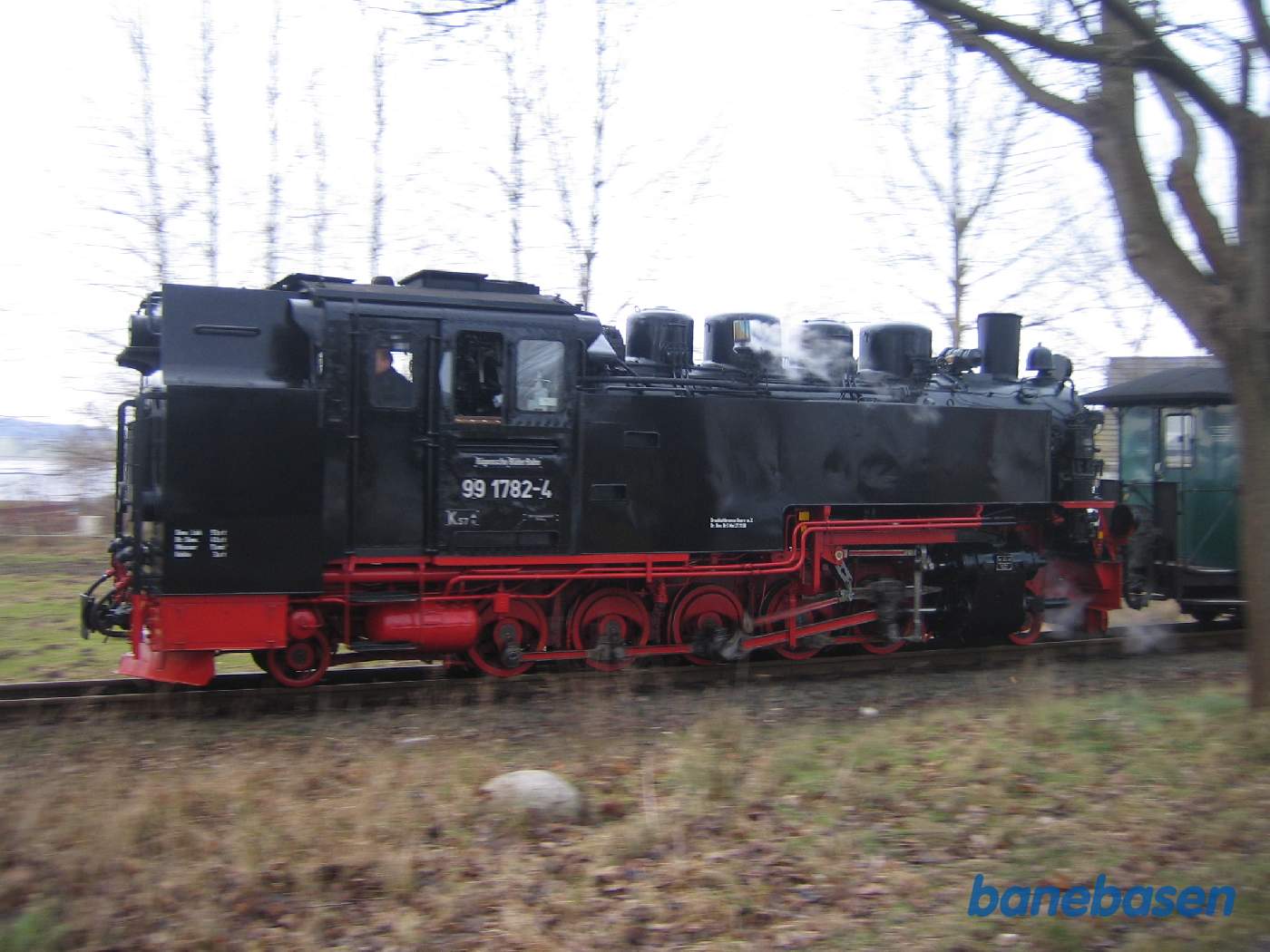 Et skud ud af vinduet fra en kørende bil