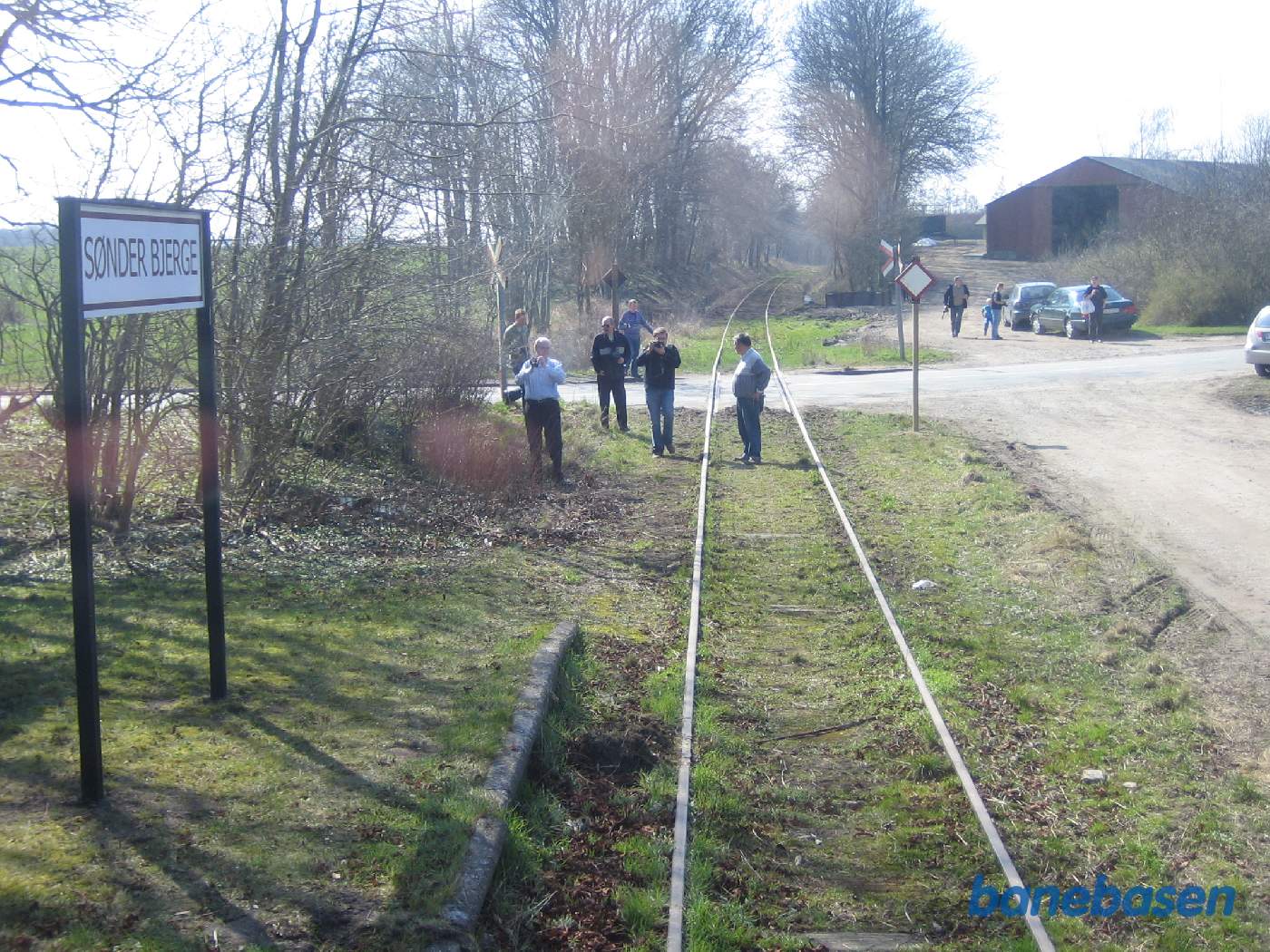 Her ses udkørslen i retning mod Skælskør op gennem afgravningen