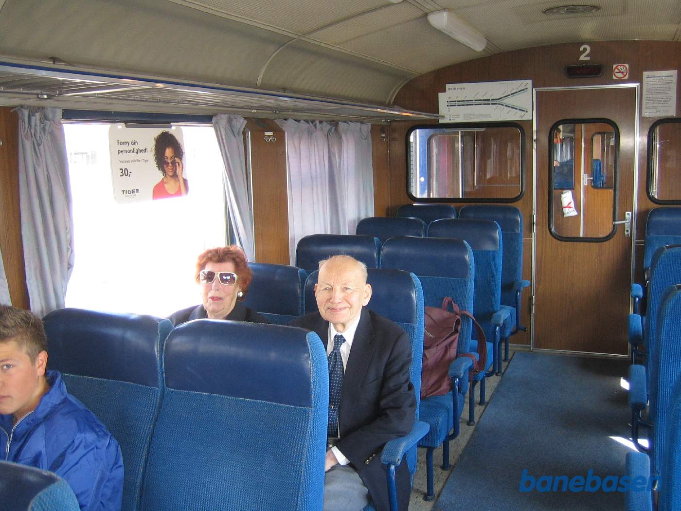 Billede af motorvognen indefra