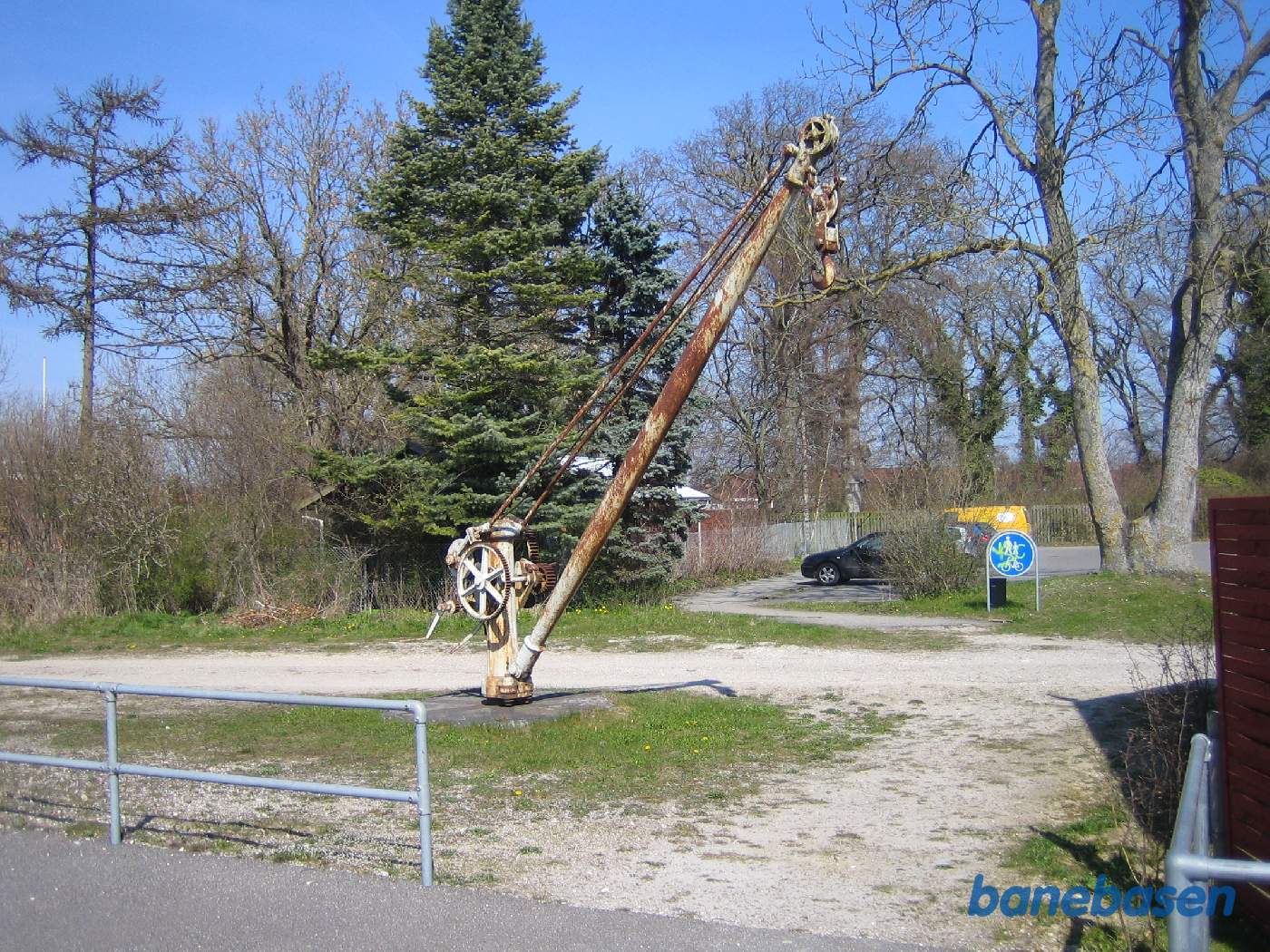 Den gamle kran på læssevejen