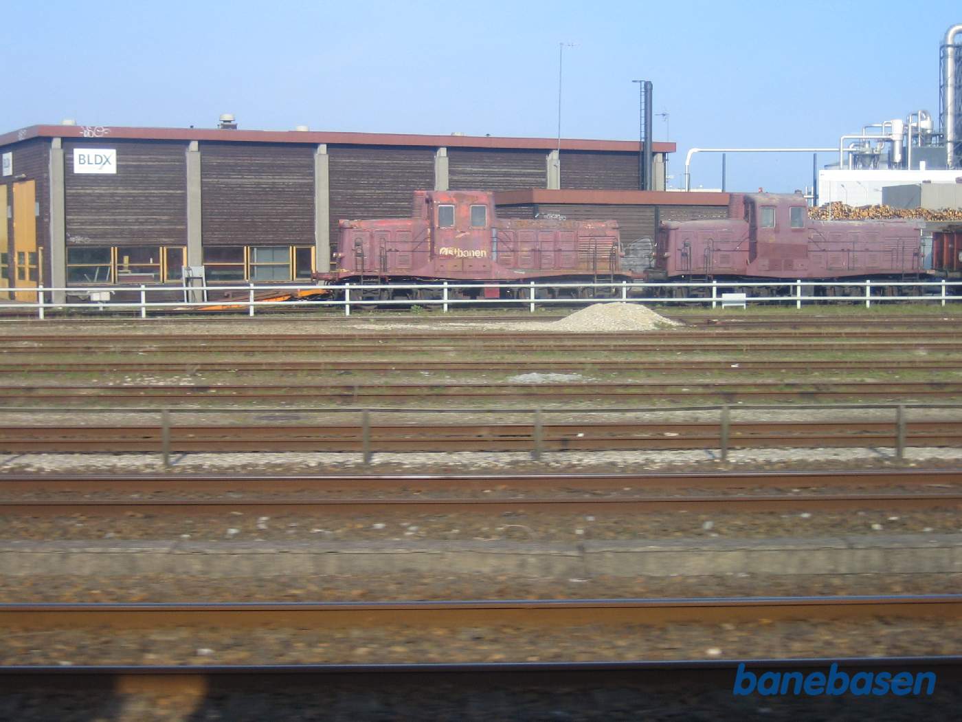 Østsjællands Jernbaneklubs 2 "rulleskøjter" ved BLDX værksted Østsjællands Jernbaneklubs 2 "rulleskøjter" ved BLDX værksted