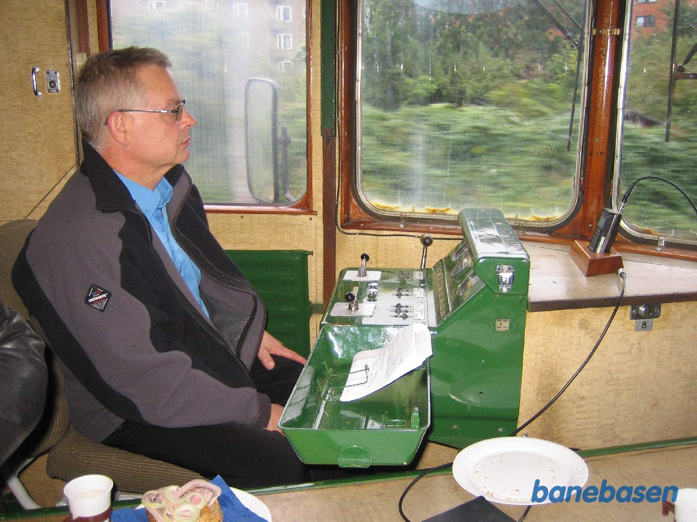 Billede af lokomotivføreren