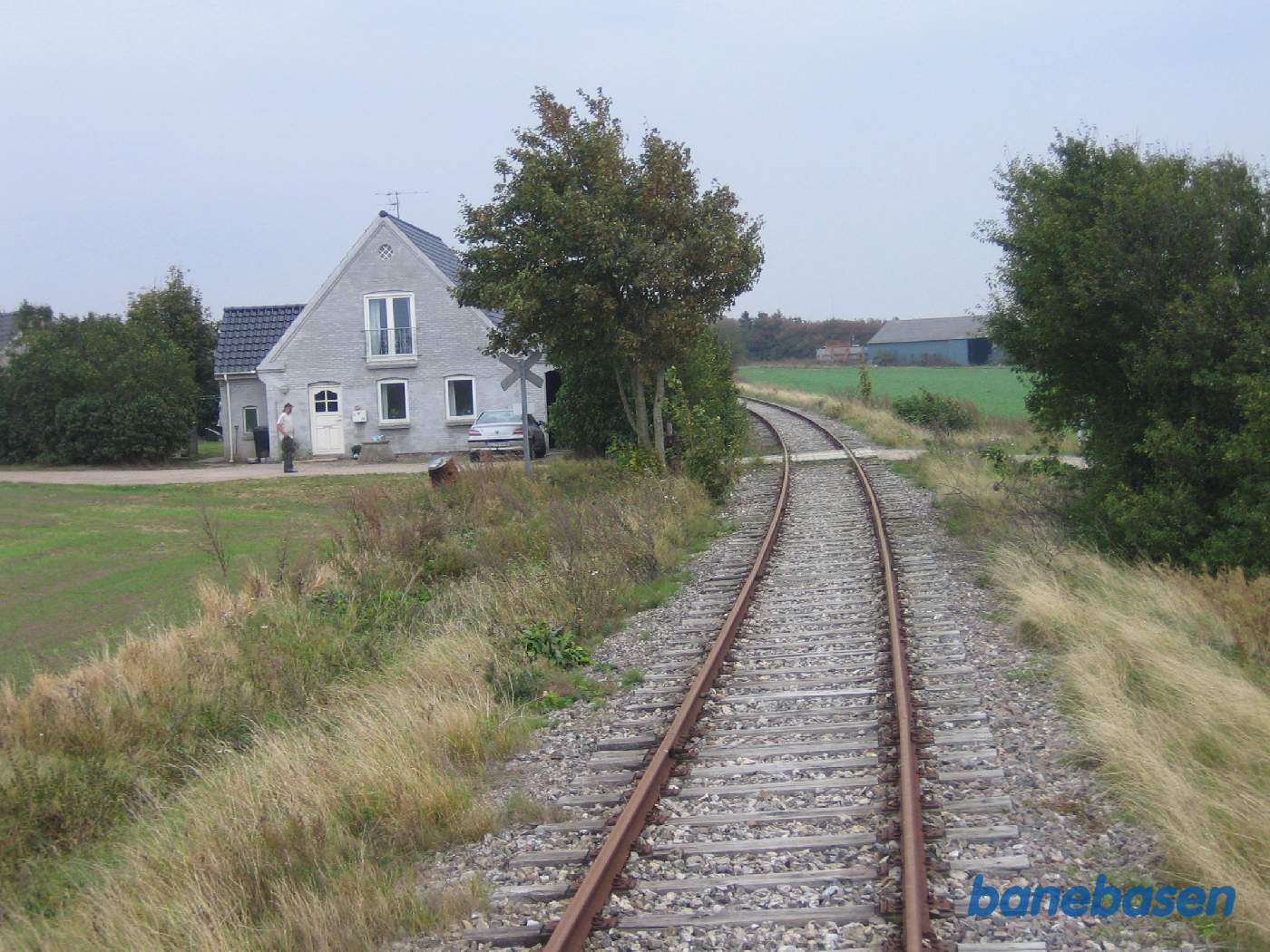 På strækningen lige før Mosevej
