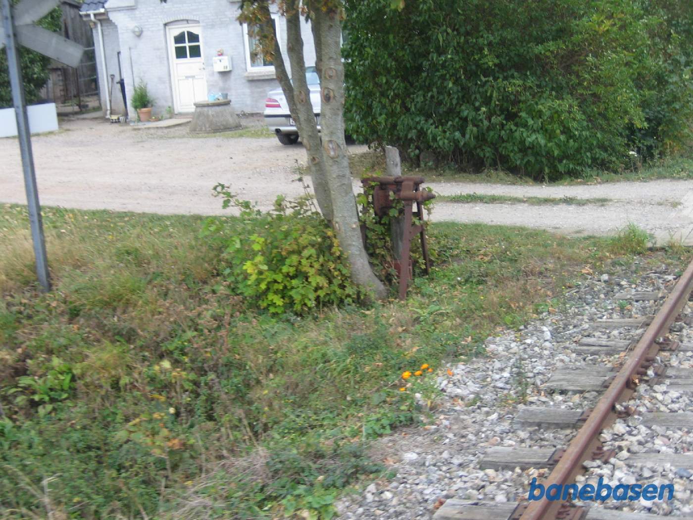 Rester efter det gamle bomanlæg