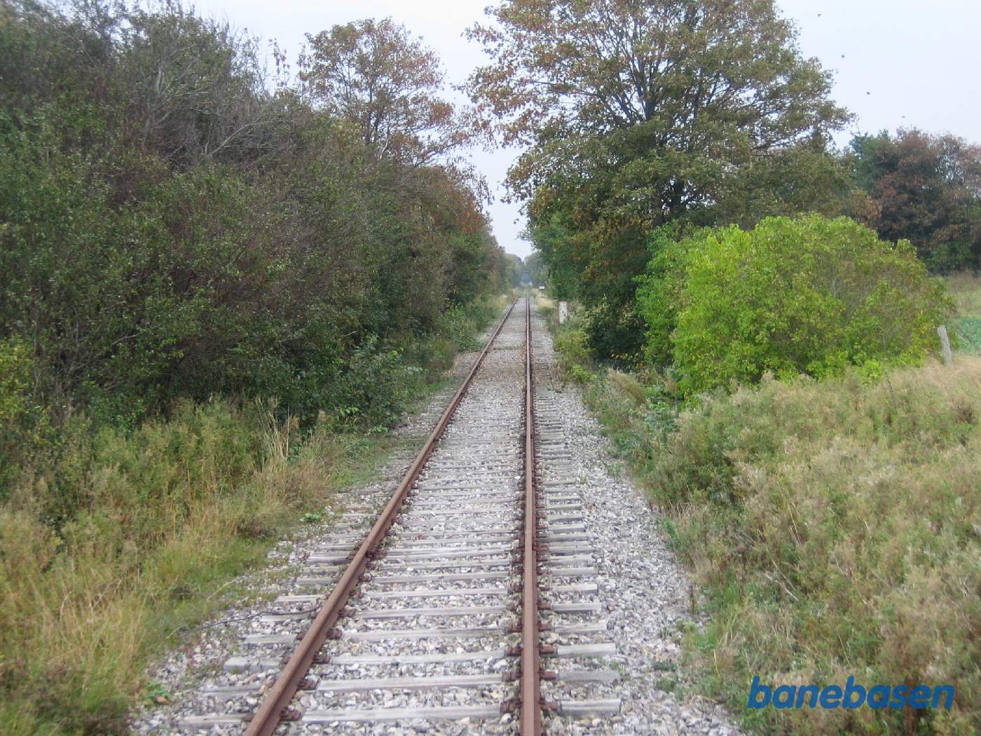 Vi er på strækningen mellem Gørlev og Høng