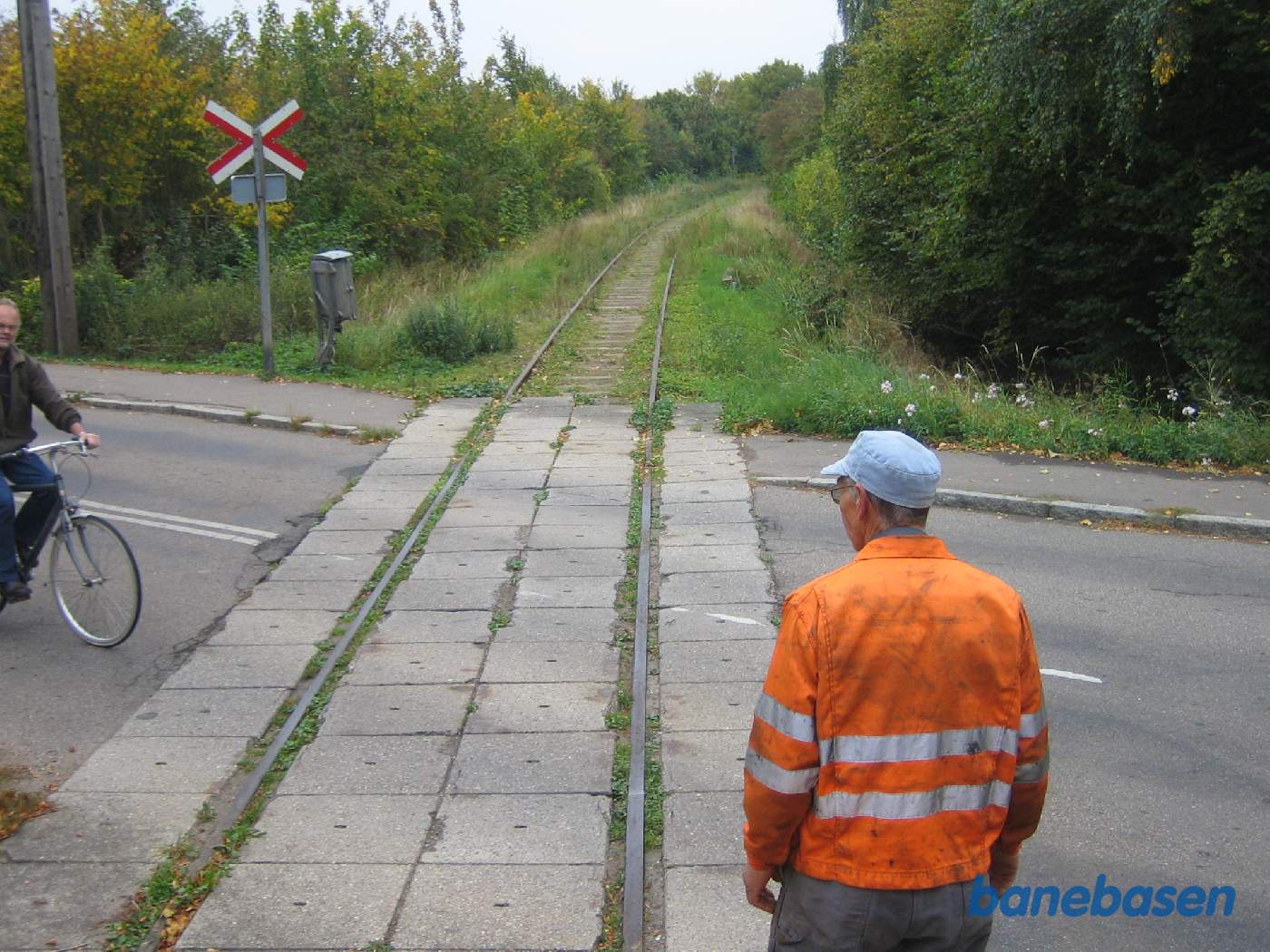 Vi holder ved Tranevej i Høng, hvor vi skal rangeres over