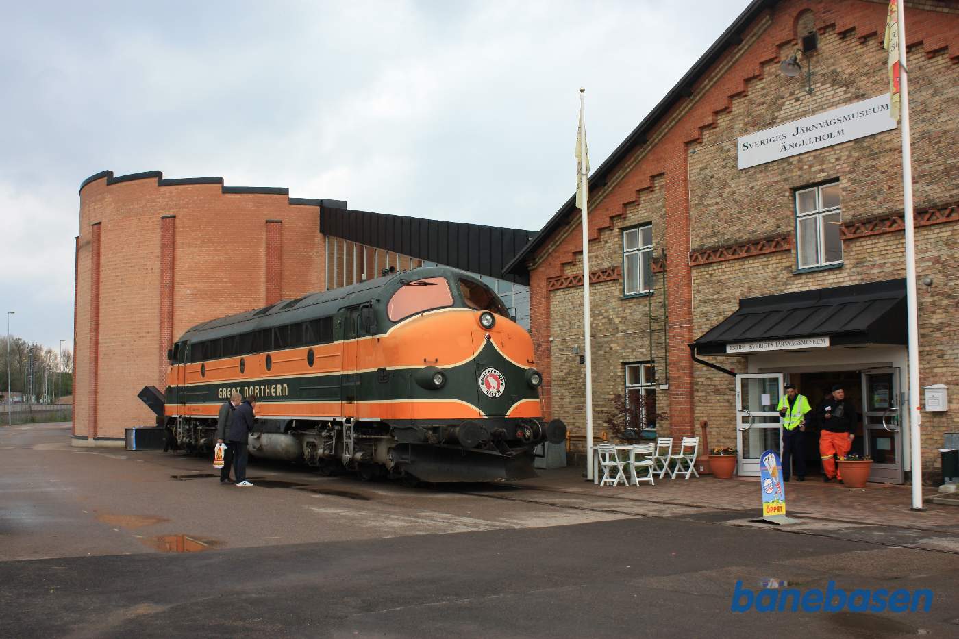 Hovedindgangen til jernbanemuseet