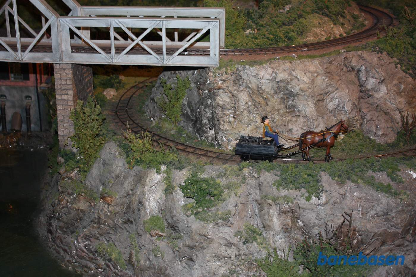 På museet er der også en flot modeljernbane