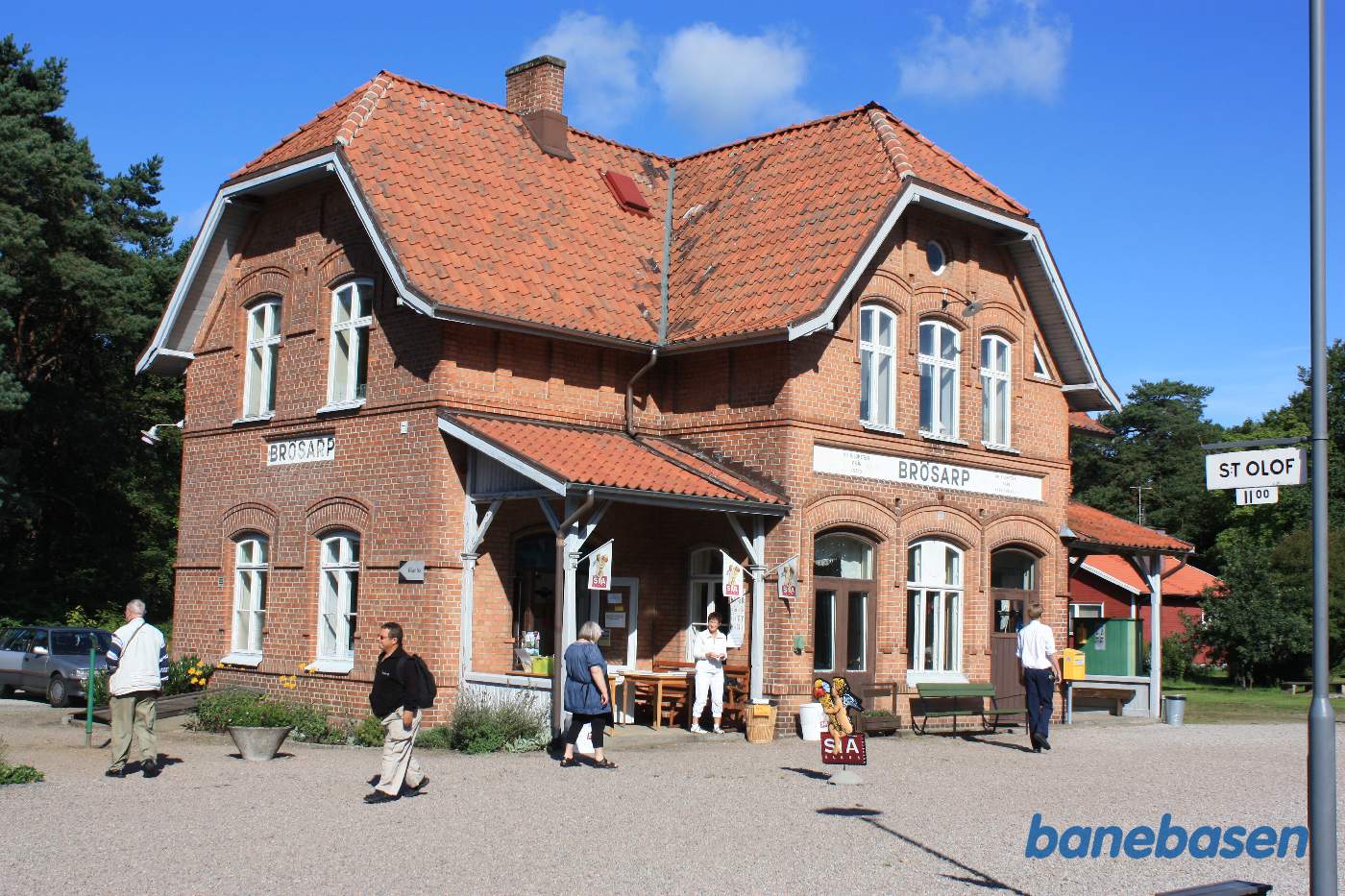 Stationsbygningen i Brösarp