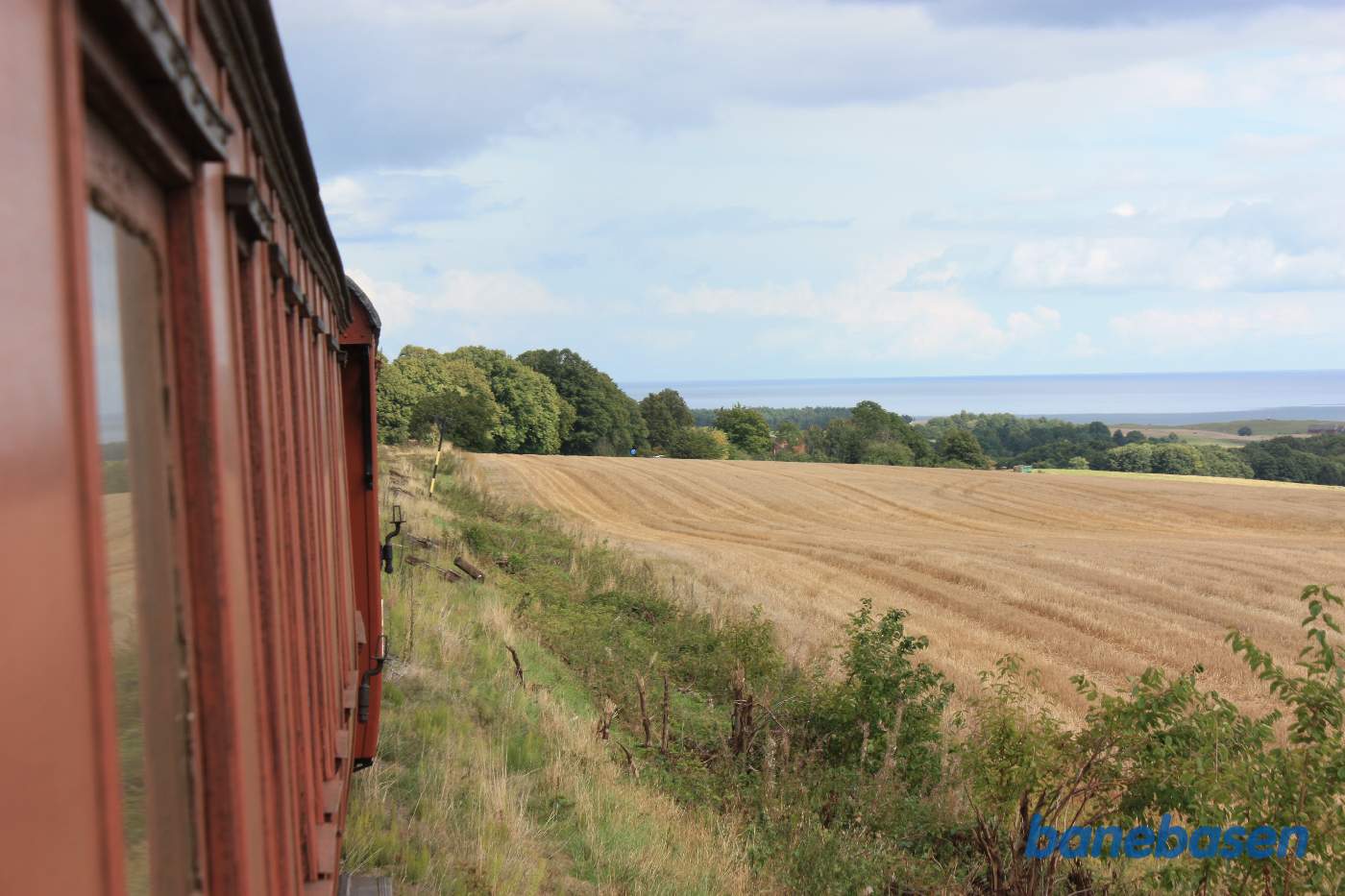 Her får man et meget flot vue ud over Østersøen
