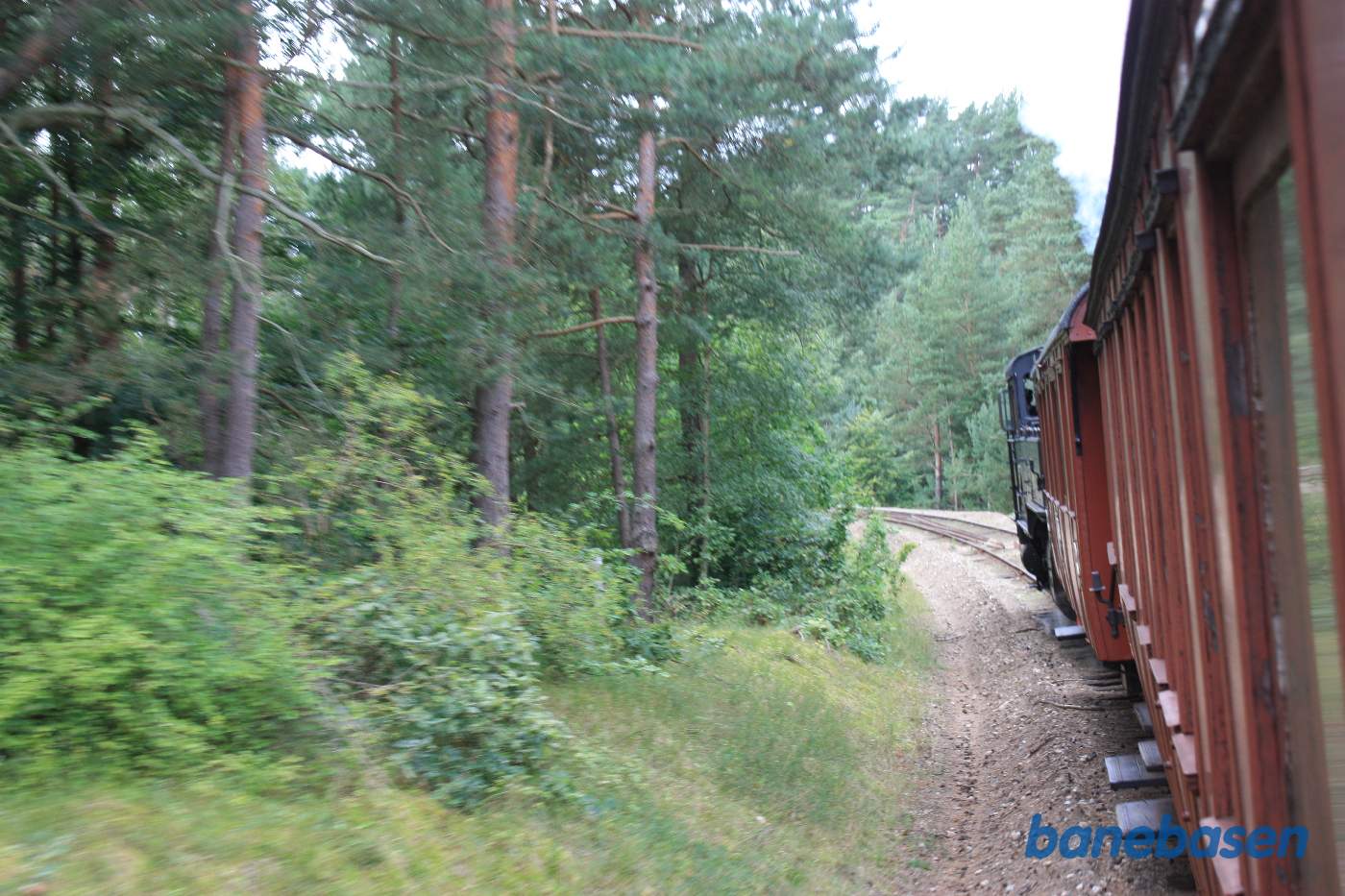 Et sted på strækningen mellem Ravlundabro og Brösarp