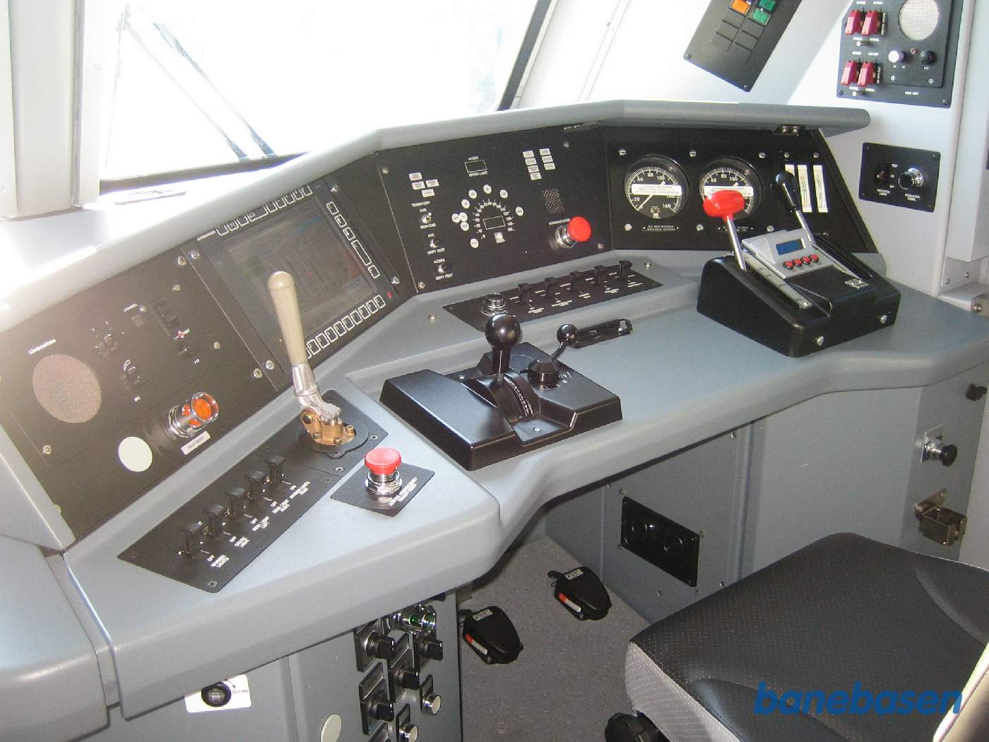 Førerbordet i det nye lokomotiv