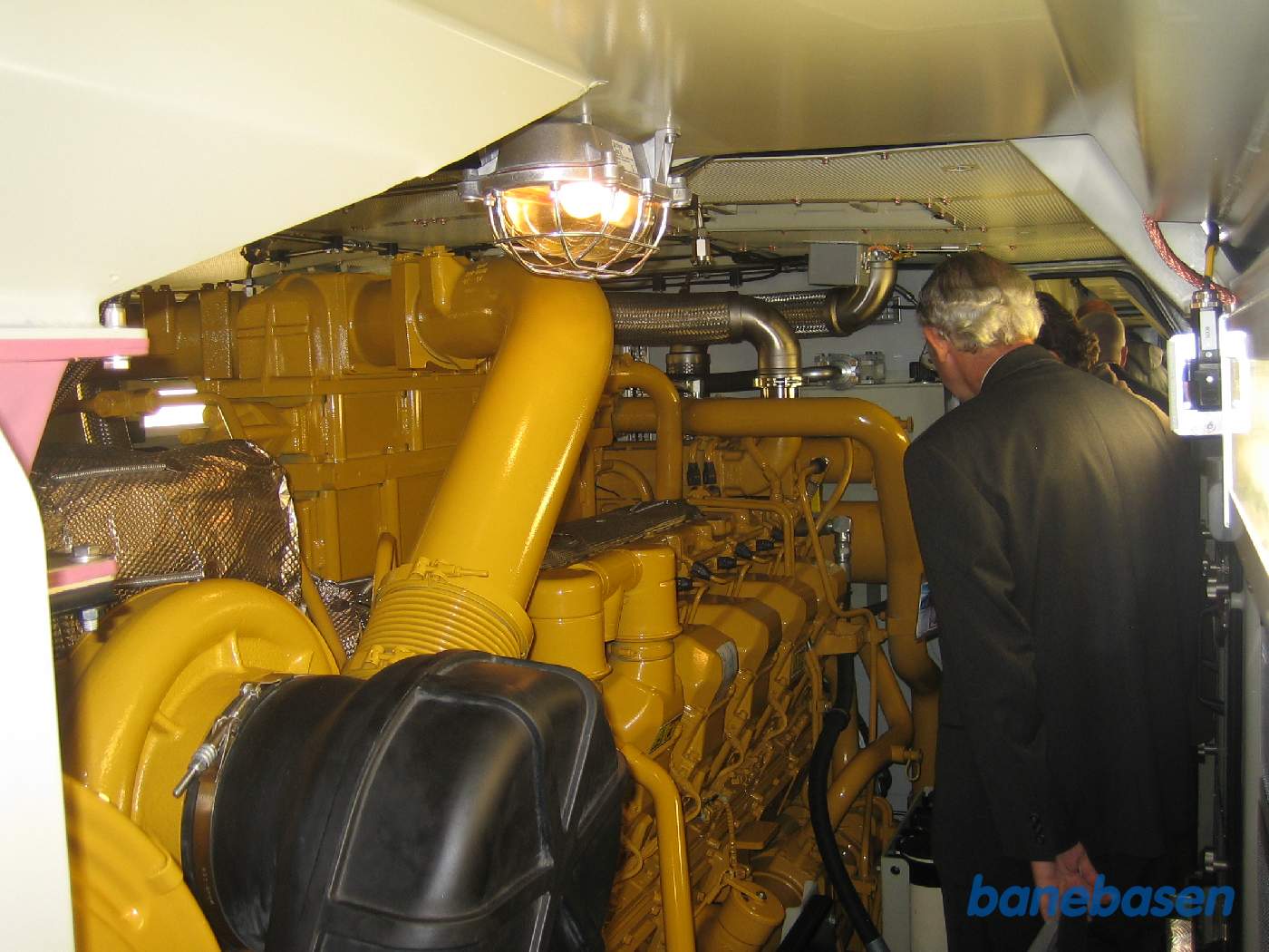 Dieselmotoren i det nye lokomotiv