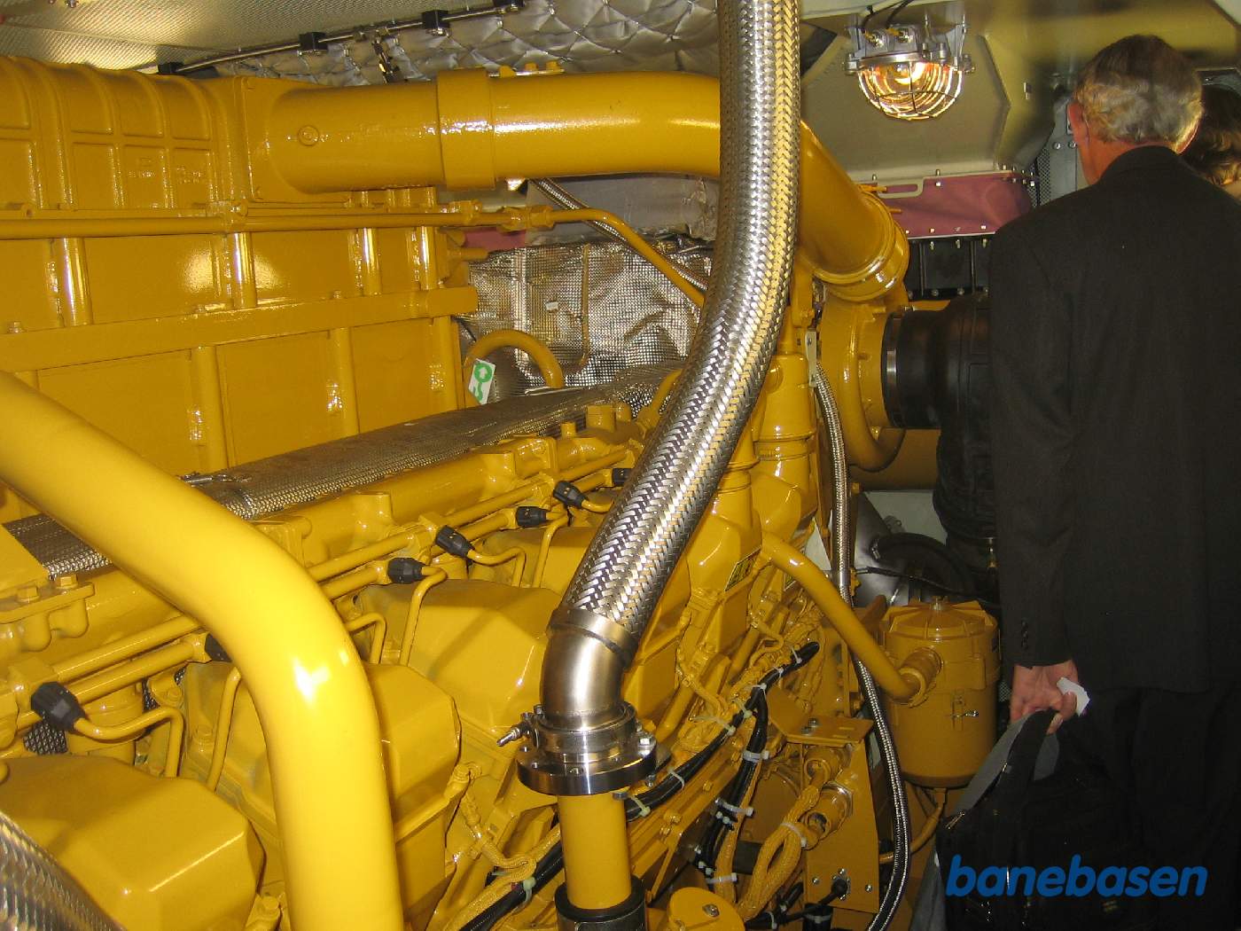 Dieselmotoren i det nye lokomotiv