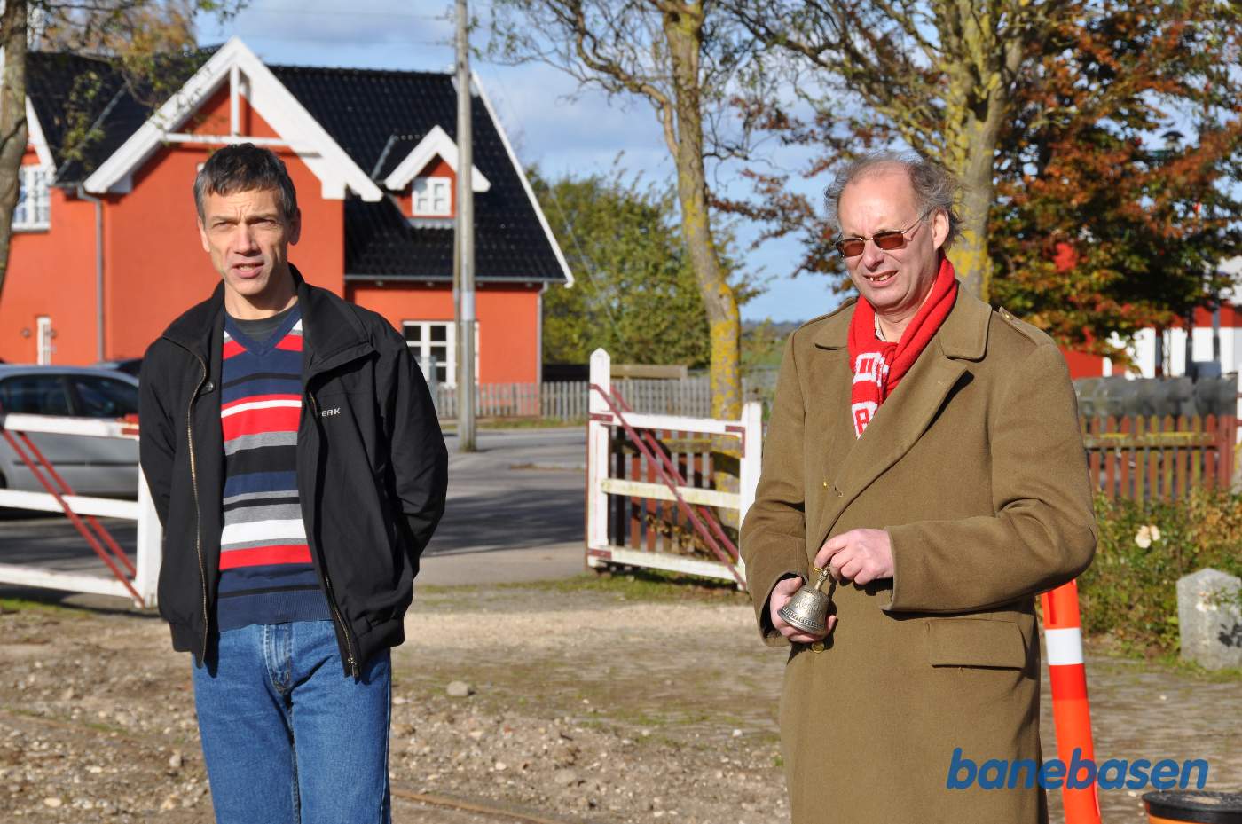 Klubbens formand holder tale