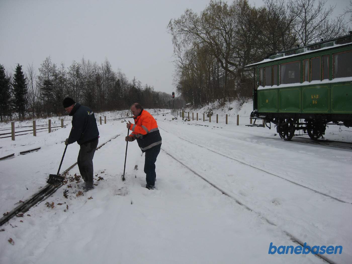 Snerydning inden årets juletrafik