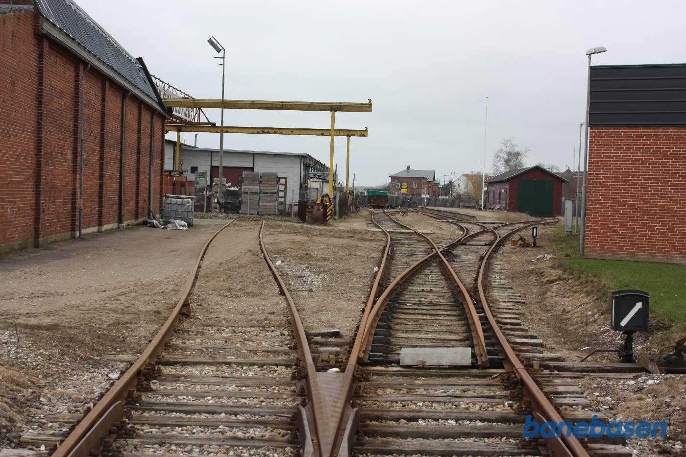 Jernbaneklubbens stationsområde i Faaborg Jernbaneklubbens stationsområde i Faaborg