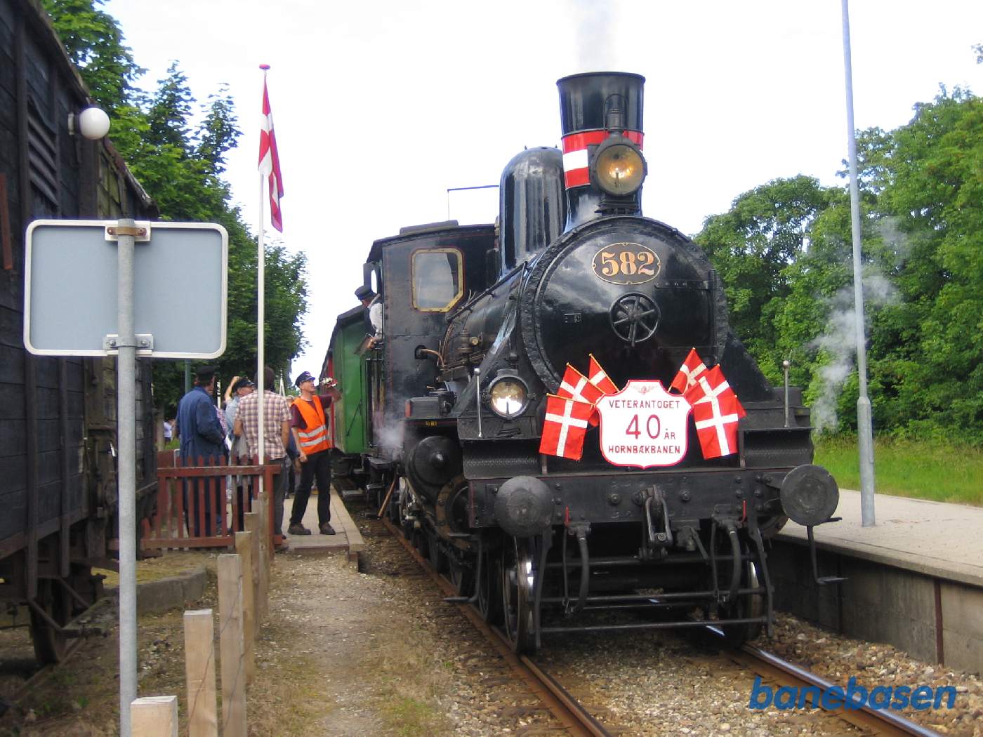 Lokomotivet set forfra Lokomotivet set forfra