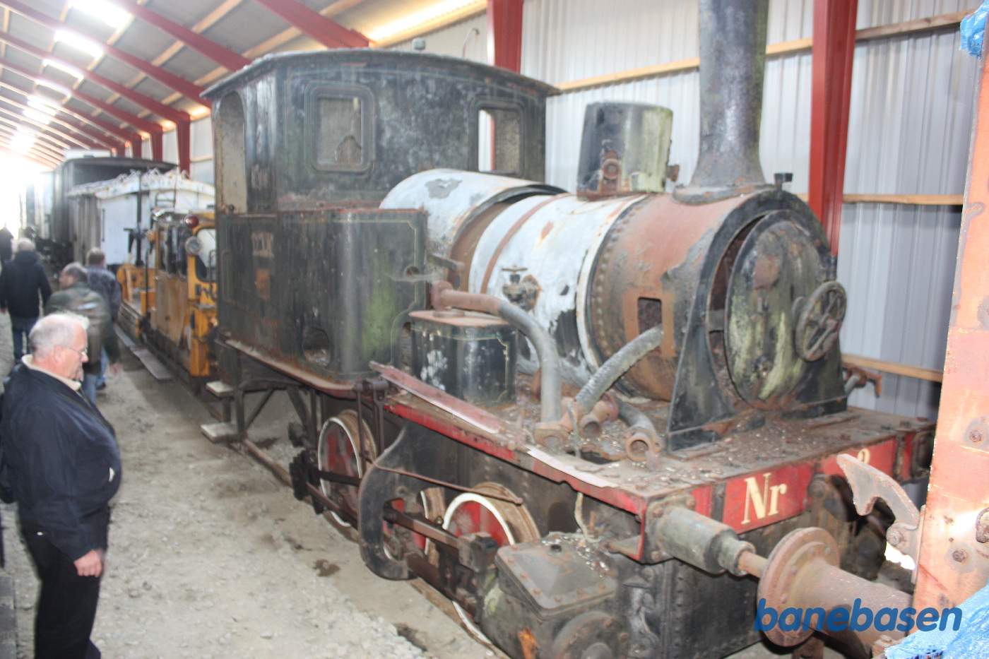 Det andet af de 2 små lokomotiver (Faxe) der trænger til en kærlig hånd Det andet af de 2 små lokomotiver (Faxe) der trænger til en kærlig hånd