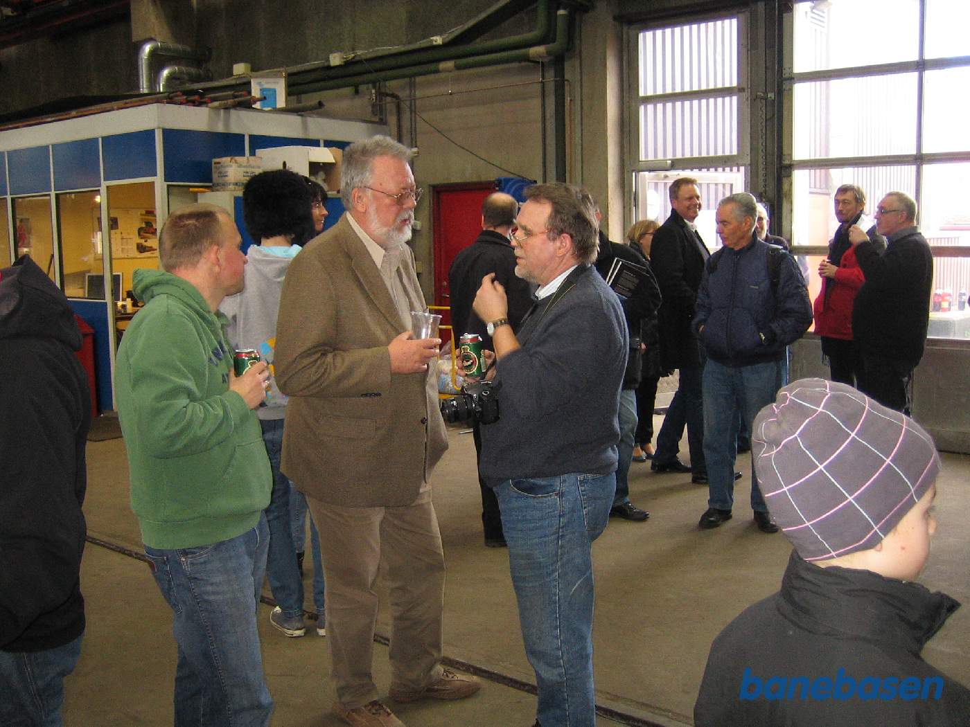 Der var en hyggelig stemning inde i remisen