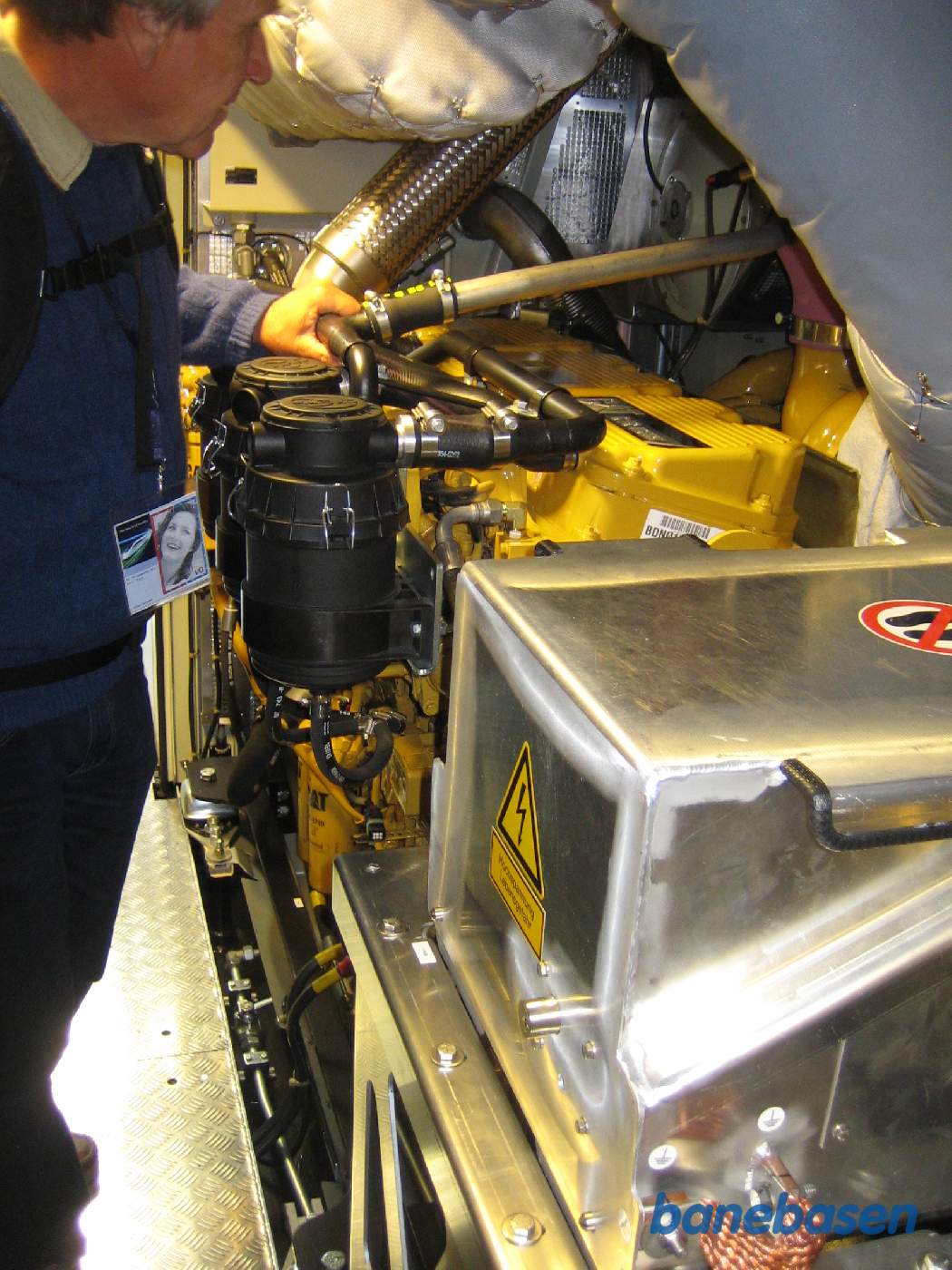 Et kig ind i maskinrummet der er godt pakket