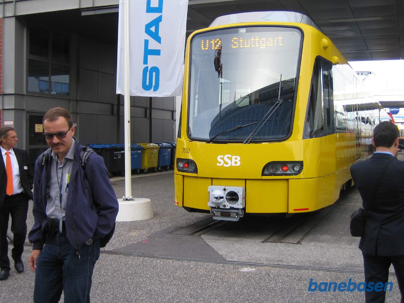 Et letbanetog til Stuttgart i Tyskland