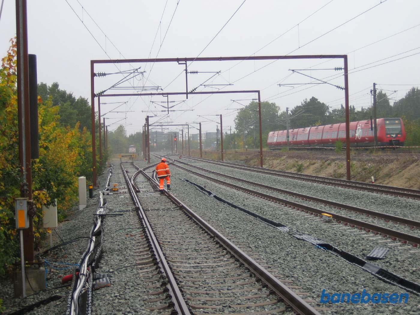 Godsbanegårdens udkørsel mod København Syd Godsbanegårdens udkørsel mod København Syd