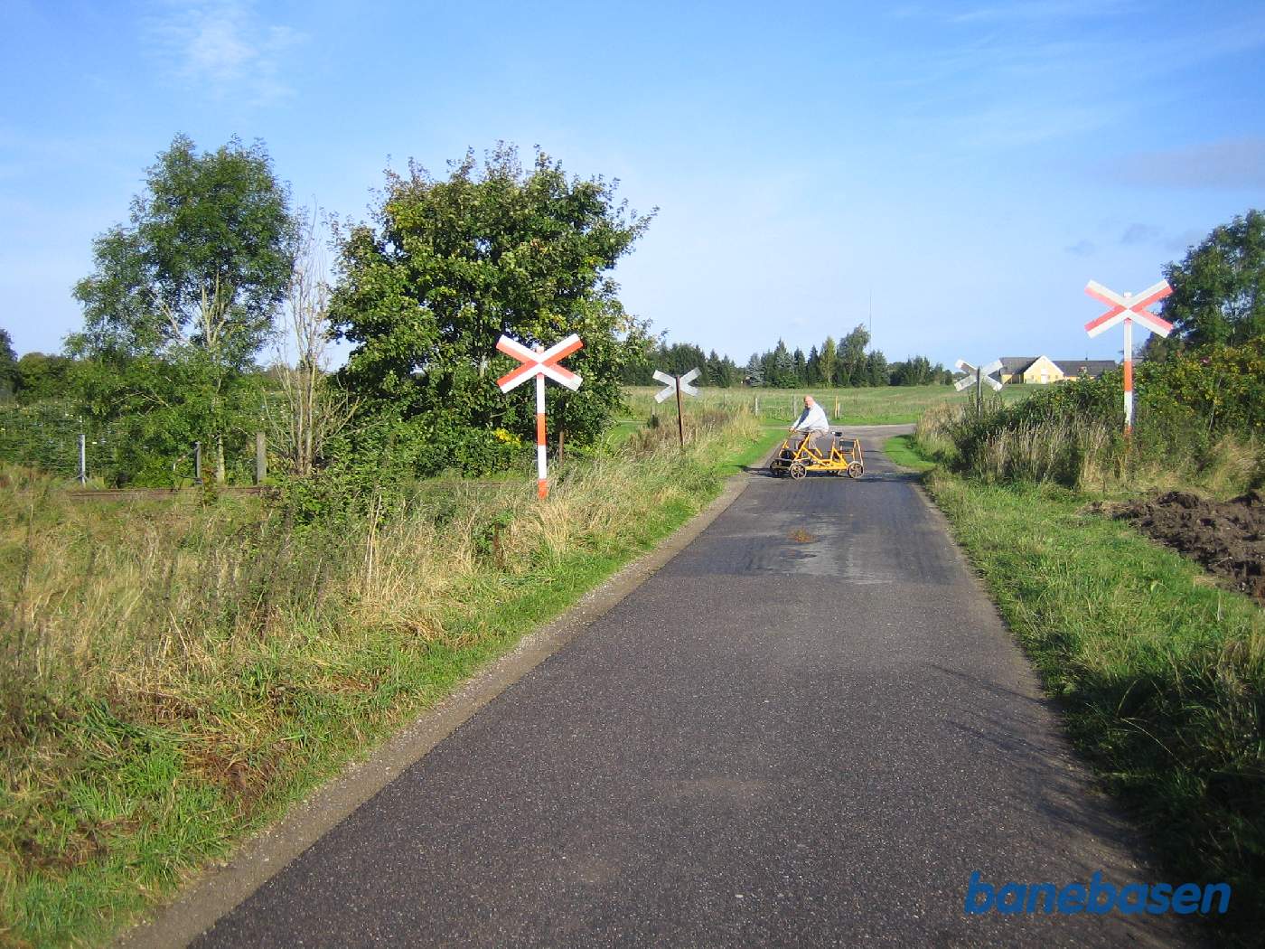 Skinnecyklen holder lige på Kivsmosevej