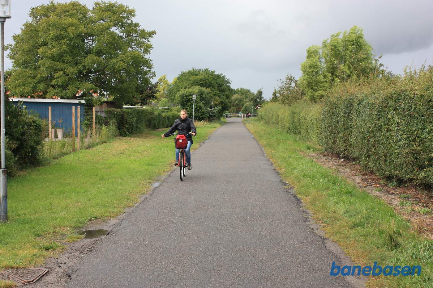Ved Ystadvej. Vi ser mod Rønne H og svenskerbyen inde til venstre Ved Ystadvej. Vi ser mod Rønne H og svenskerbyen inde til venstre