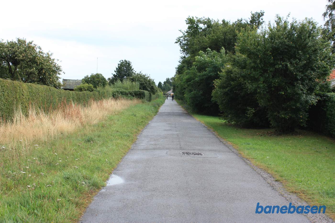 Ved Ystadvej. Vi ser mod Rønne Ø og svenskerbyen inde til højre Ved Ystadvej. Vi ser mod Rønne Ø og svenskerbyen inde til højre