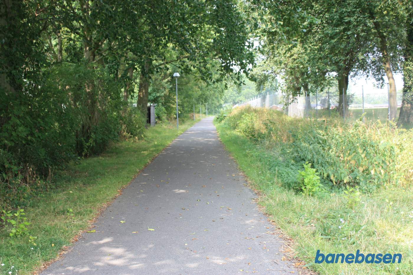 Vi er på Nordskovvej og kigger mod Sandvig