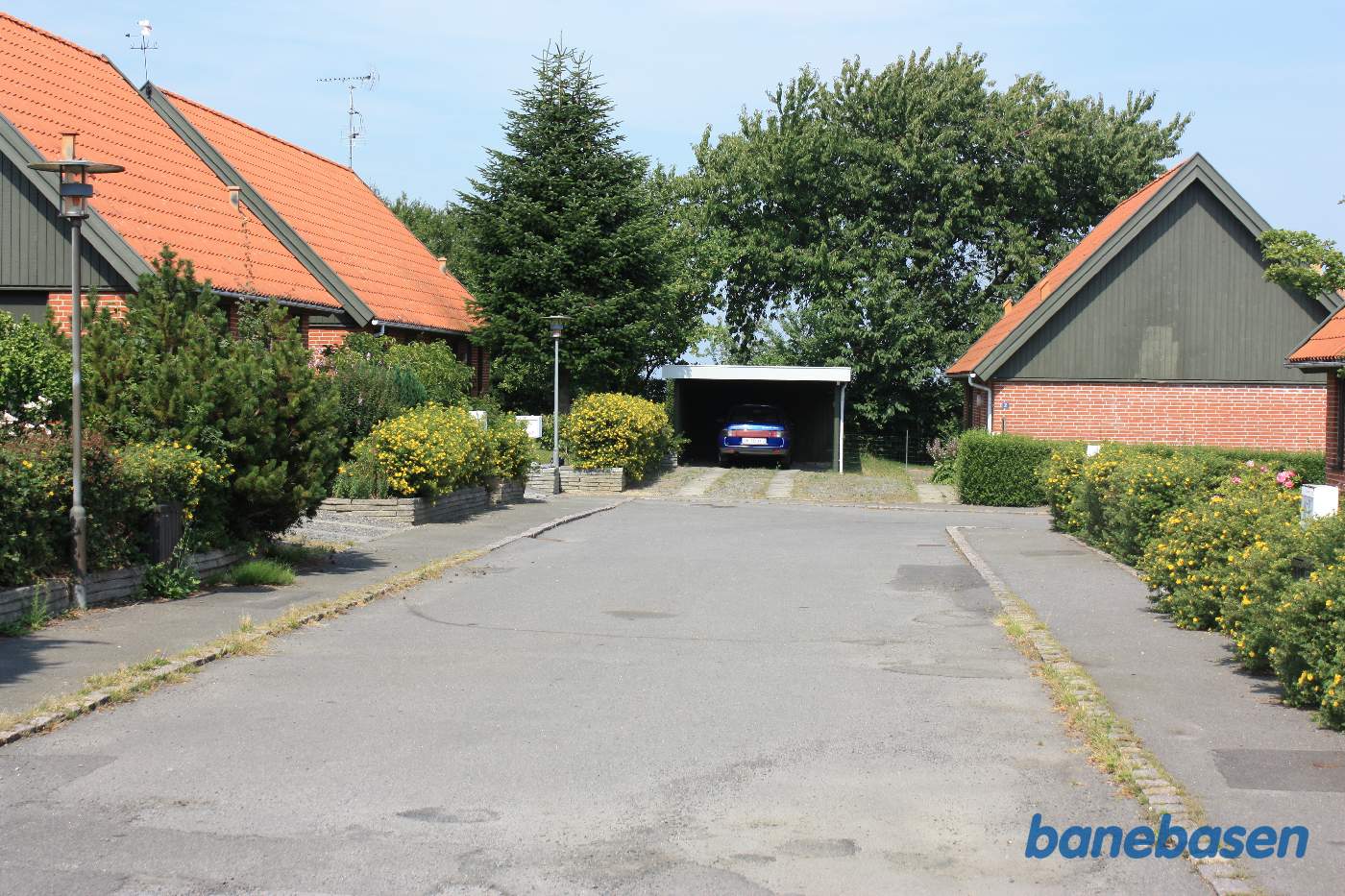 Vi er på Saltpladsen og kigger i retning mod Sandvig