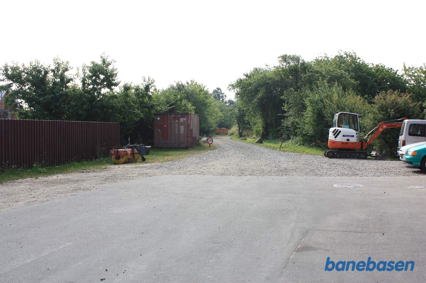 Vi er inde på Allinge station og kigger mod Rønne