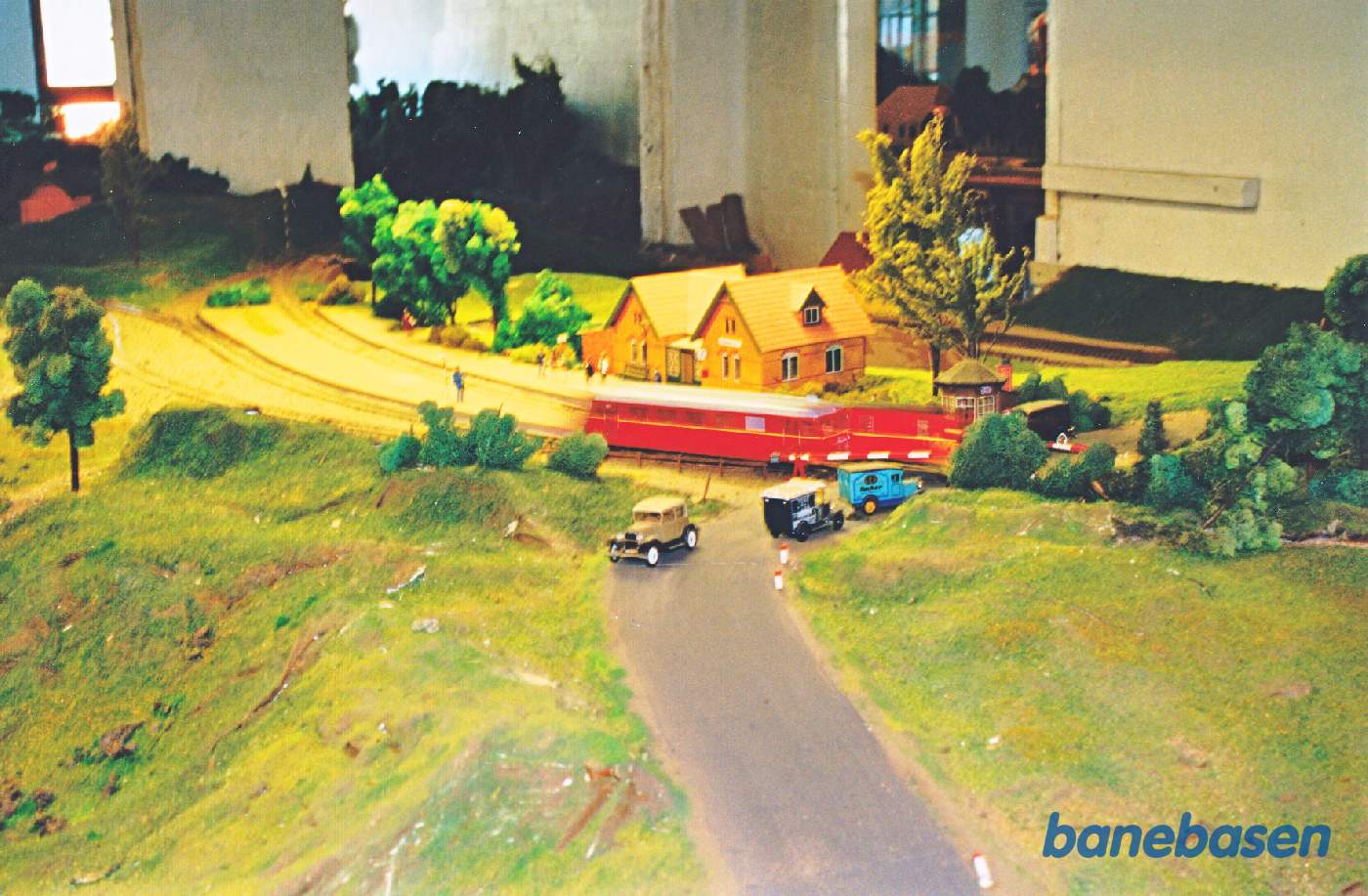 Model af Den Bornholmske Jernbane i størrelse 1:45